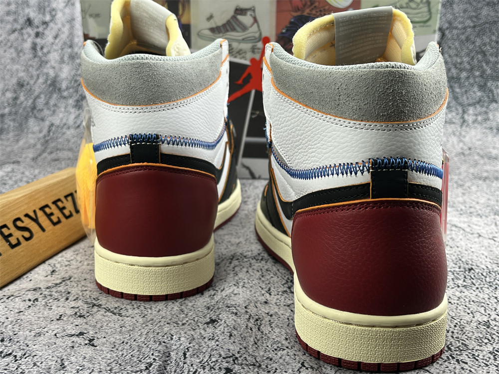 UA UNION x AIR JORDAN 1 RETRO HIGH OG NRG BLACK TOE