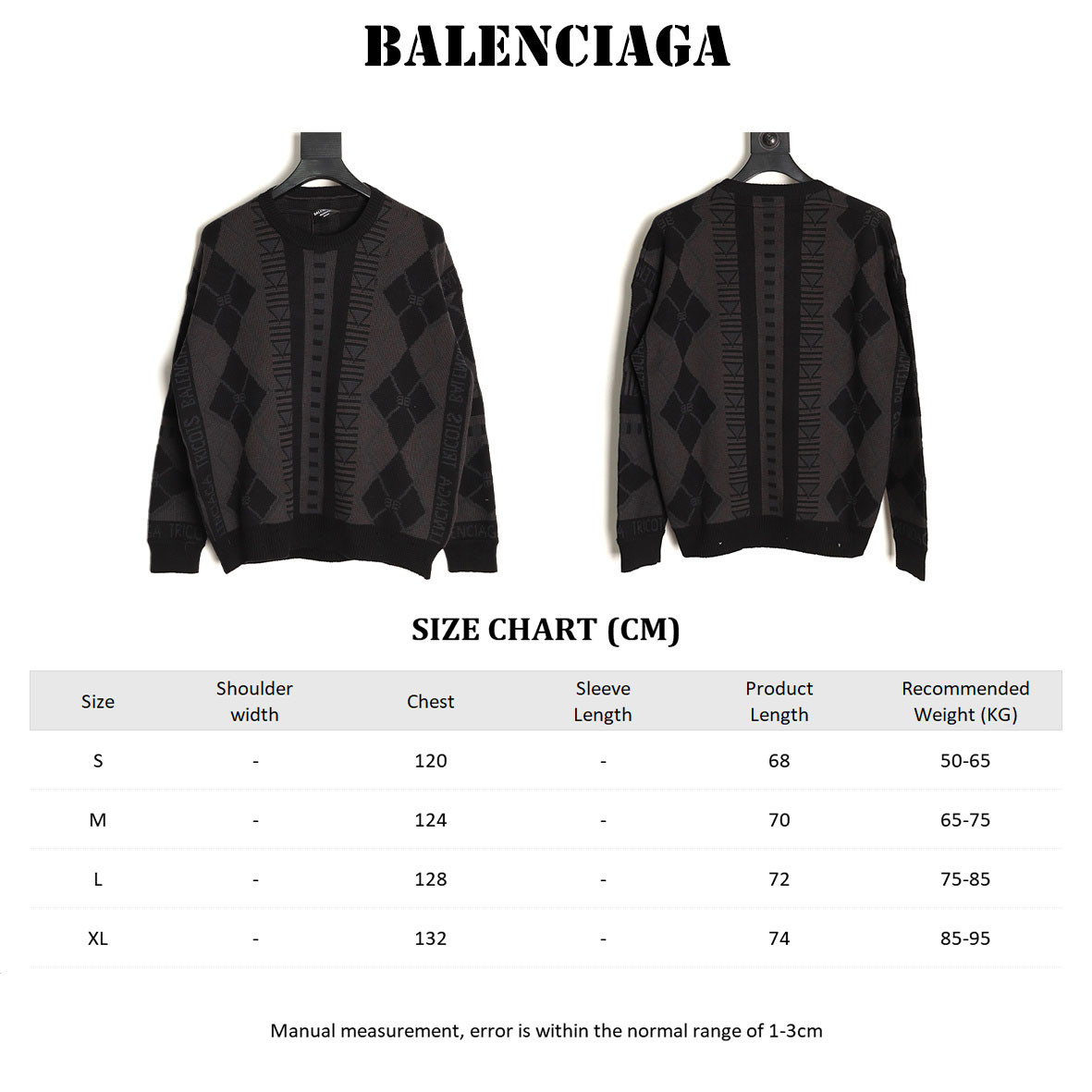 Ba1en*iaga BLCG 25ss knitting Sweaters