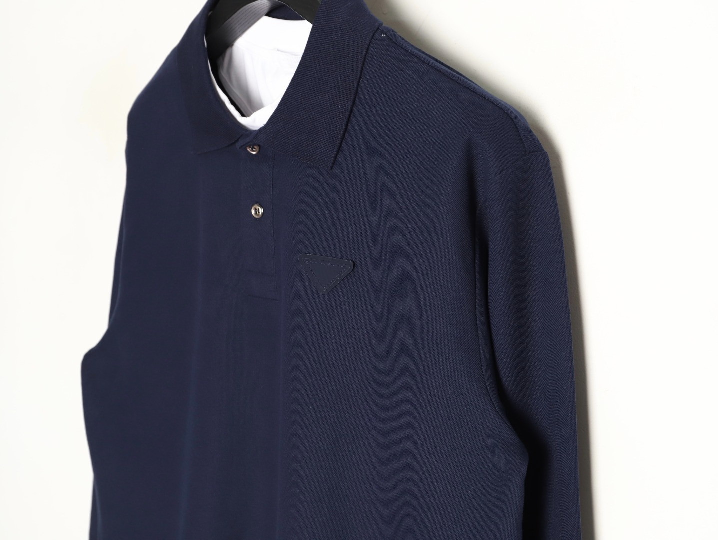 Pra*a Long-sleeved Polo Shirt