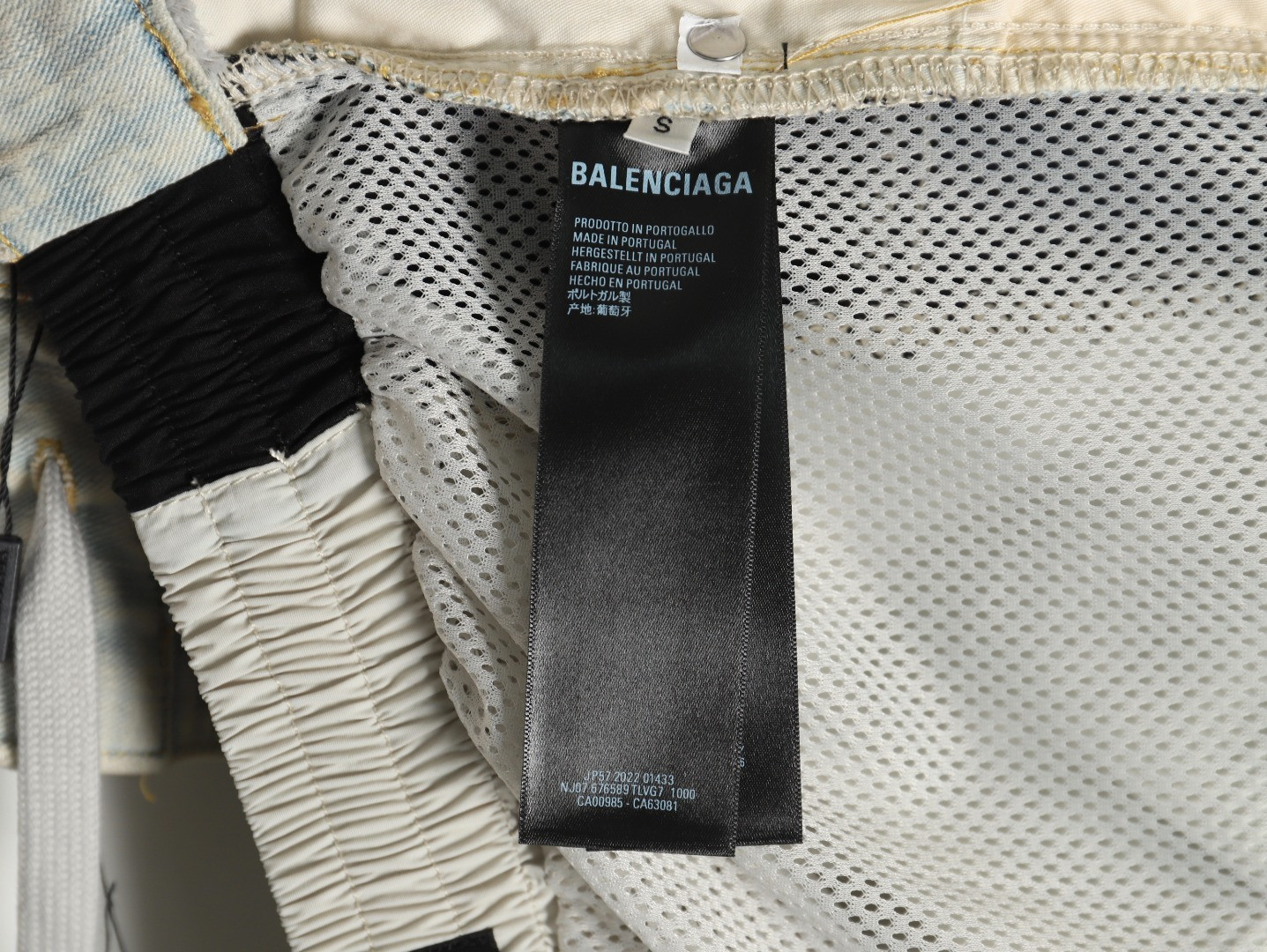 Ba1en*iaga 25ss Patchwork Jeans