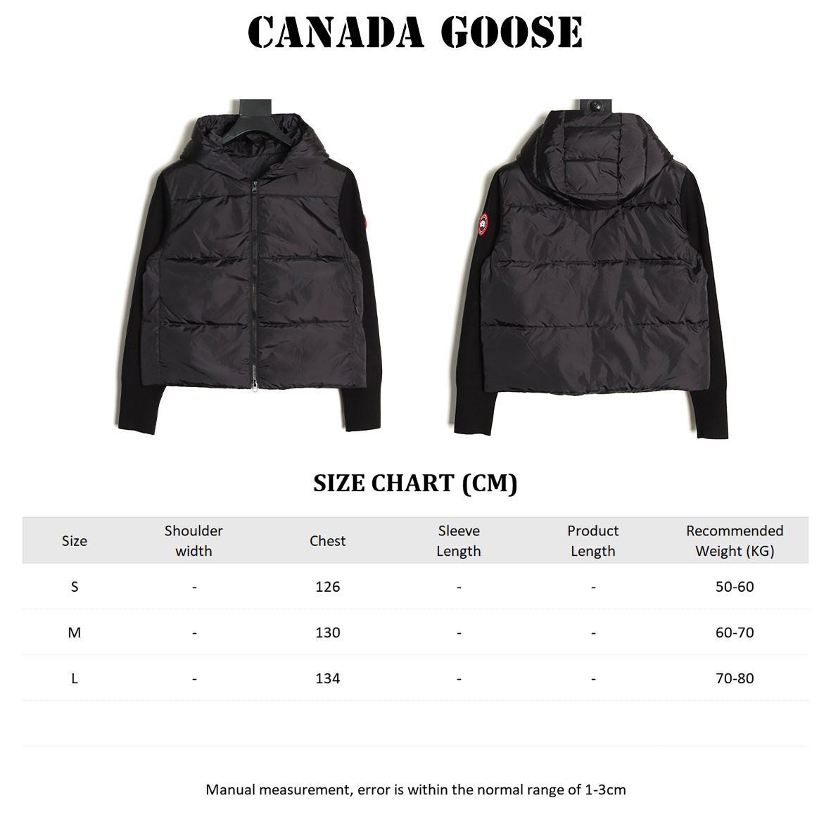 Can*a G00se Short Puffer jacket
