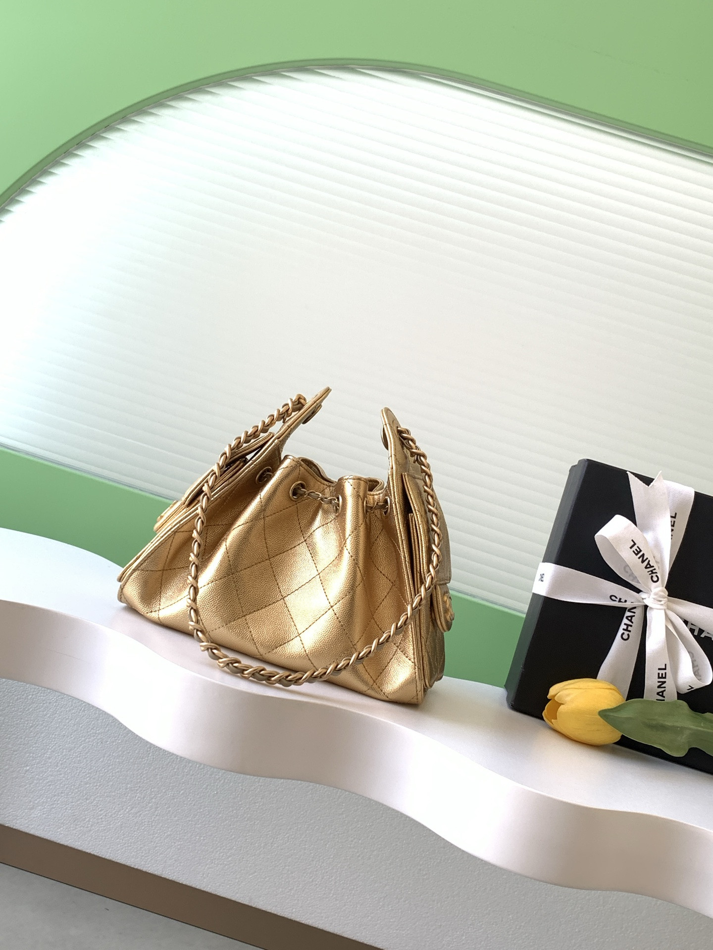 Ch**el 25C Bucket Bag 20x22x12.5cm