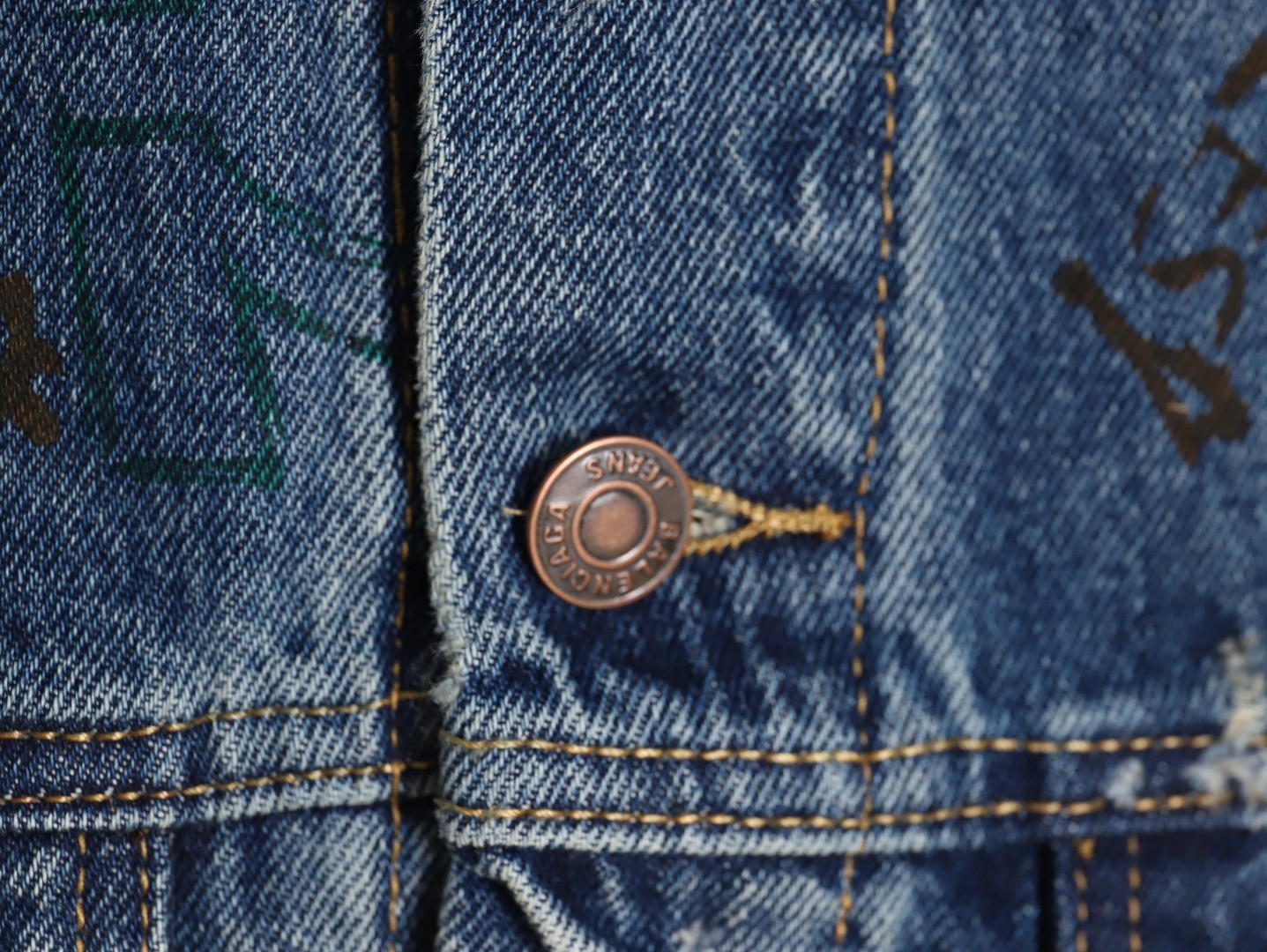 Ba1en*iaga Denim Coats