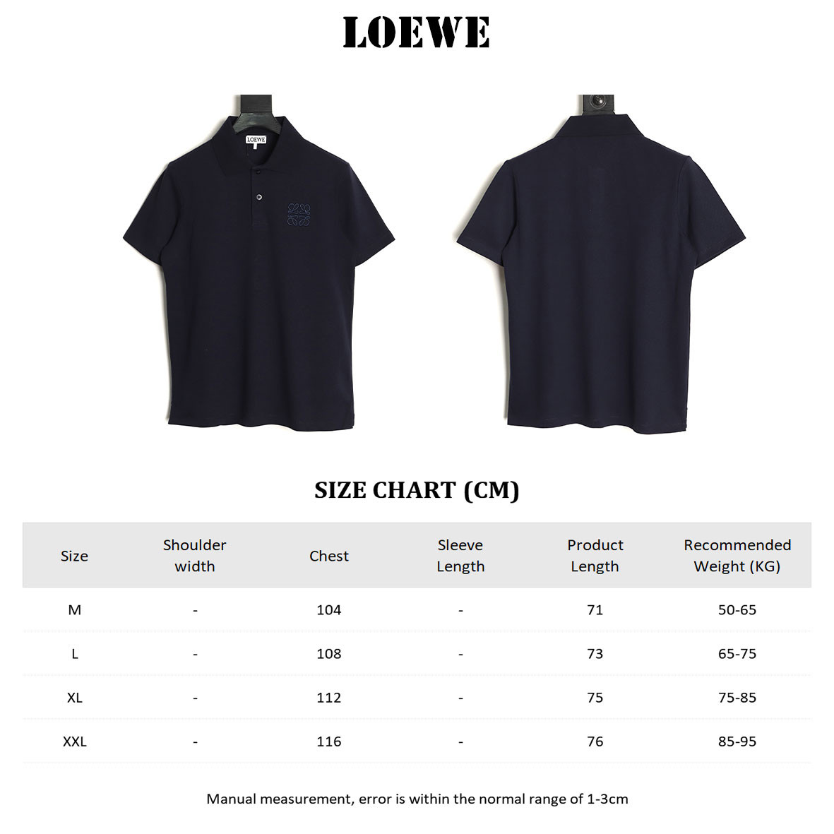 L0ew* short-sleeved polo shirt