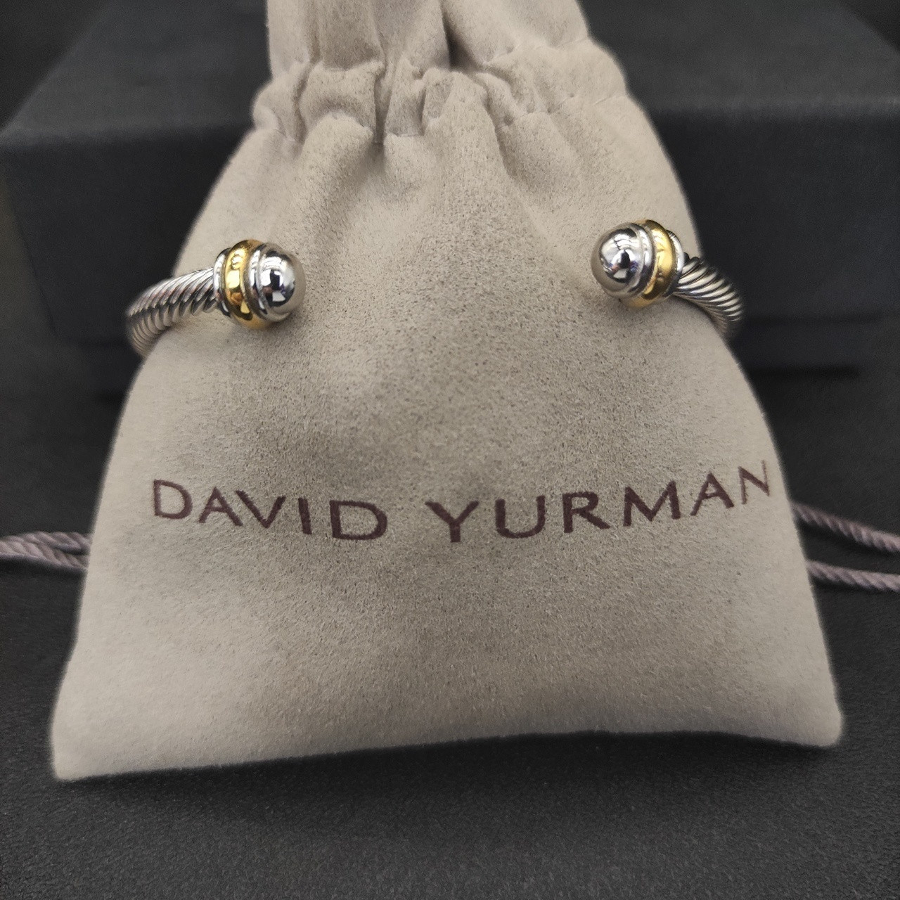 David Yurman 4mm Wrap Bracelet(wrist circumference 15-20cm)