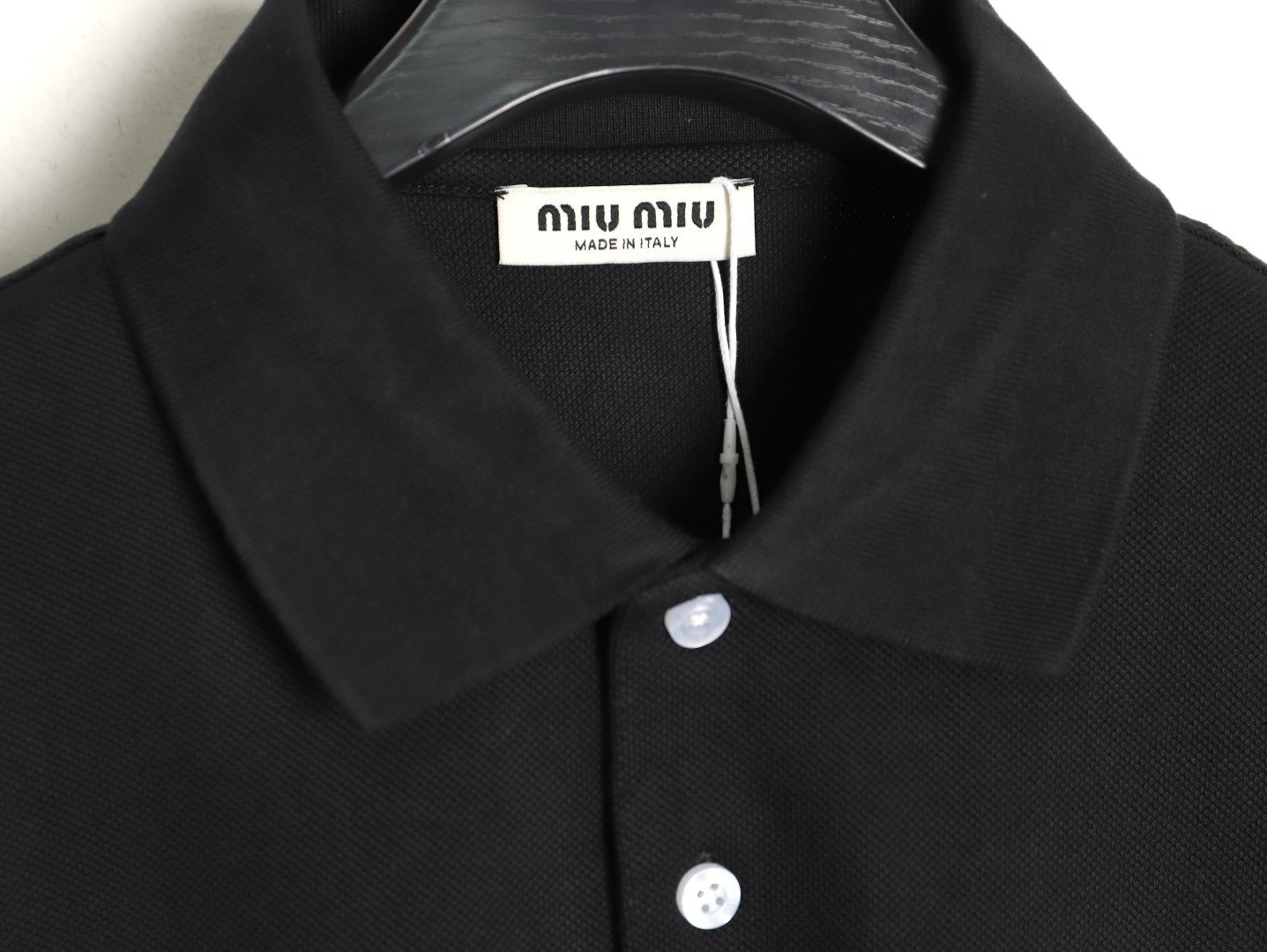 Miu Miu Long-sleeved Polo Shirt