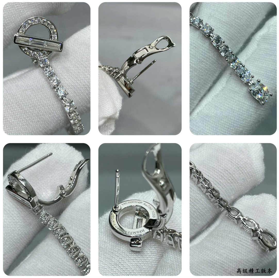 H**me5 OT Fully D1am0nd-Encrusted Earrings