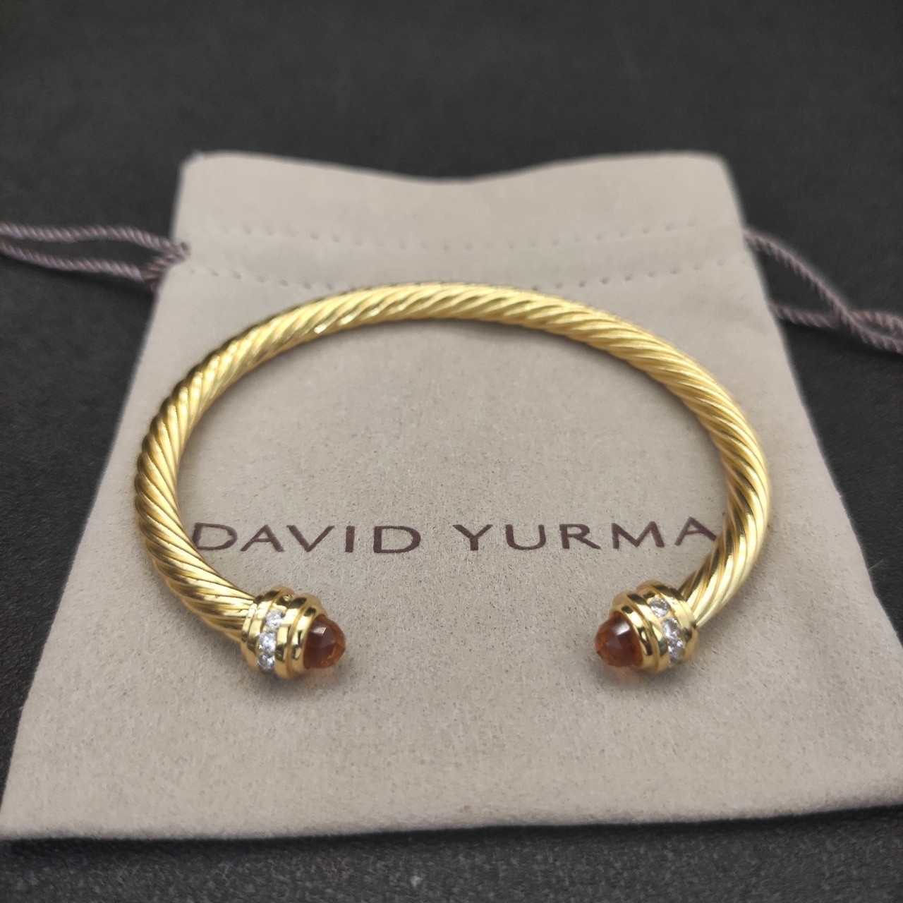 David Yurman 5mm Wrap Bracelet(wrist circumference 15-20cm)