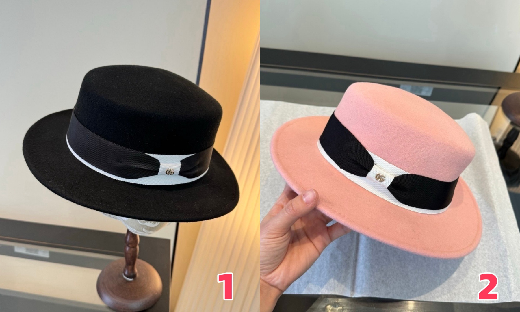 Gucci Wool Felt Hat 57cm Head Circumference