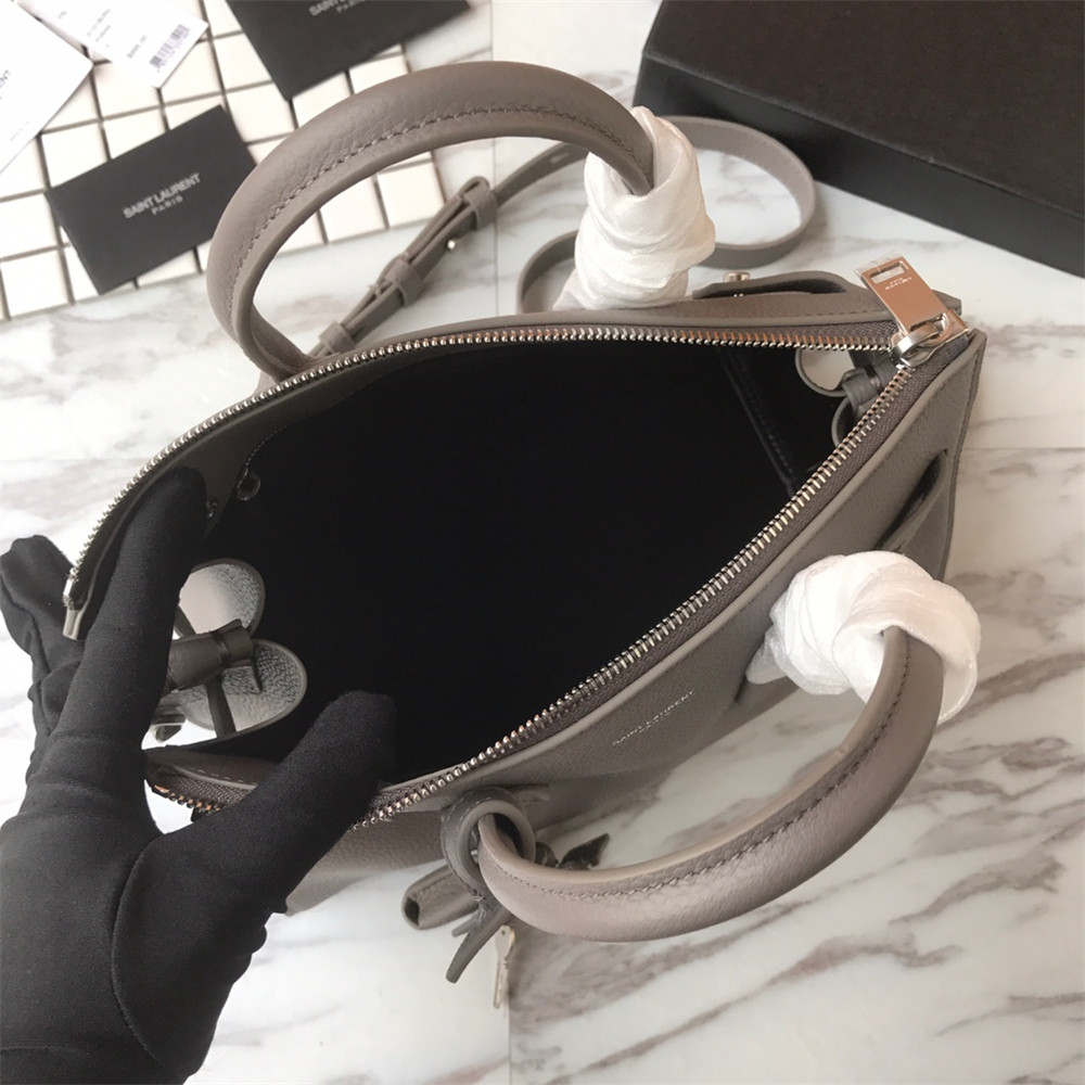 Y51 SAC DE JOUR BABY IN GRAINED LEATHER GREY