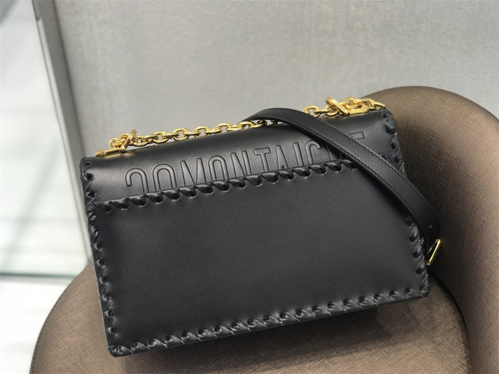 D10r 30 MONTAIGNE CHAIN BAG BLACK