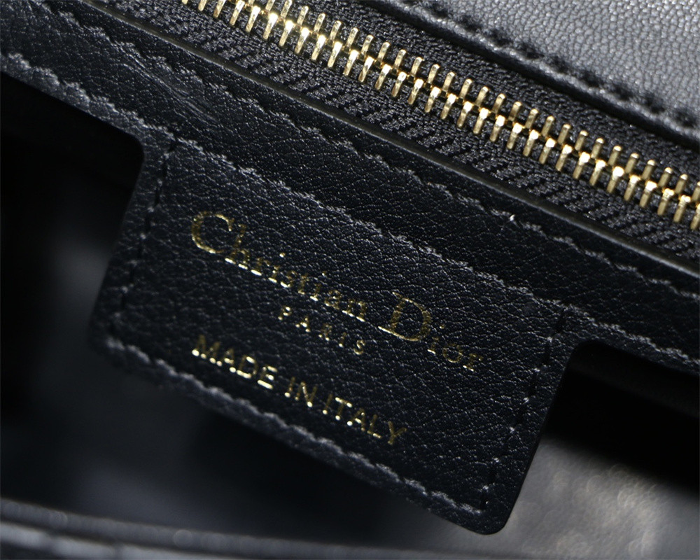 SMALL D10r CARO BAG amour black 20 x 12 x 7 cm