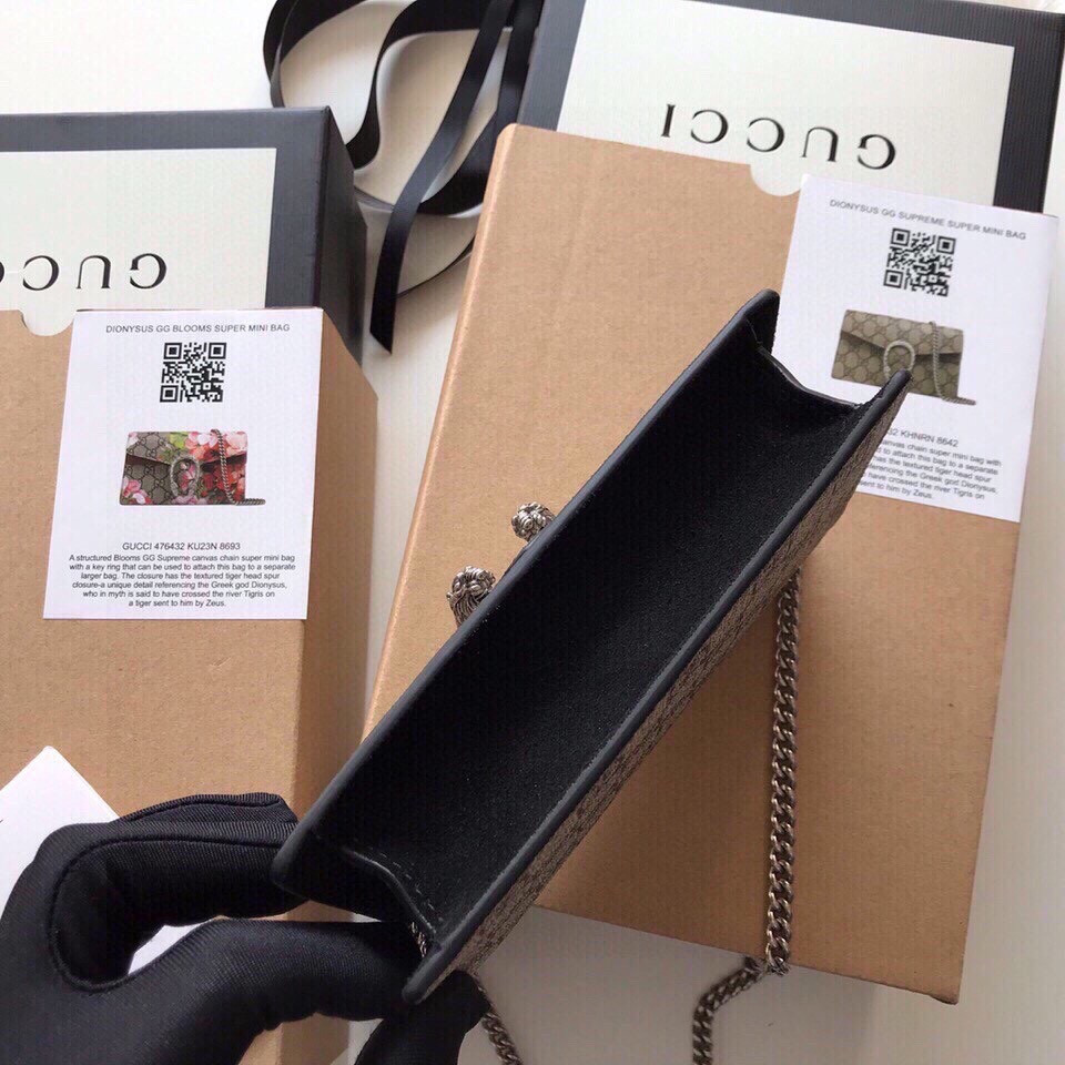 Gvc*1 DIONYSUS GG Svp*me S*pER MINI BAG 6.5"Wx3.9"Hx1.6"D
