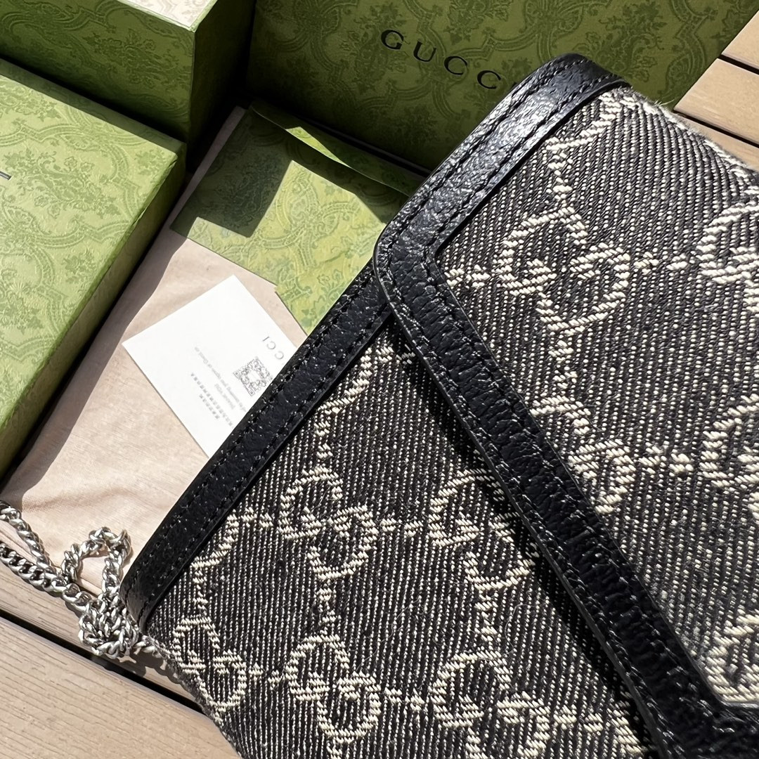 Gvc*1 DIONYSUS GG Svp*me MINI BAG 8"Wx5"Hx2.3"D