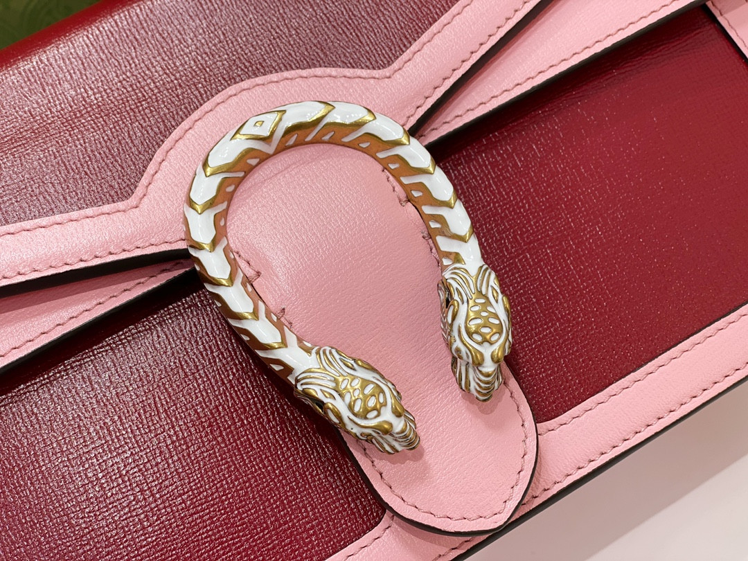 Gvc*1 DIONYSUS SMALL SHOULDER BAG PINK RED 11"Wx7"Hx3.5"D