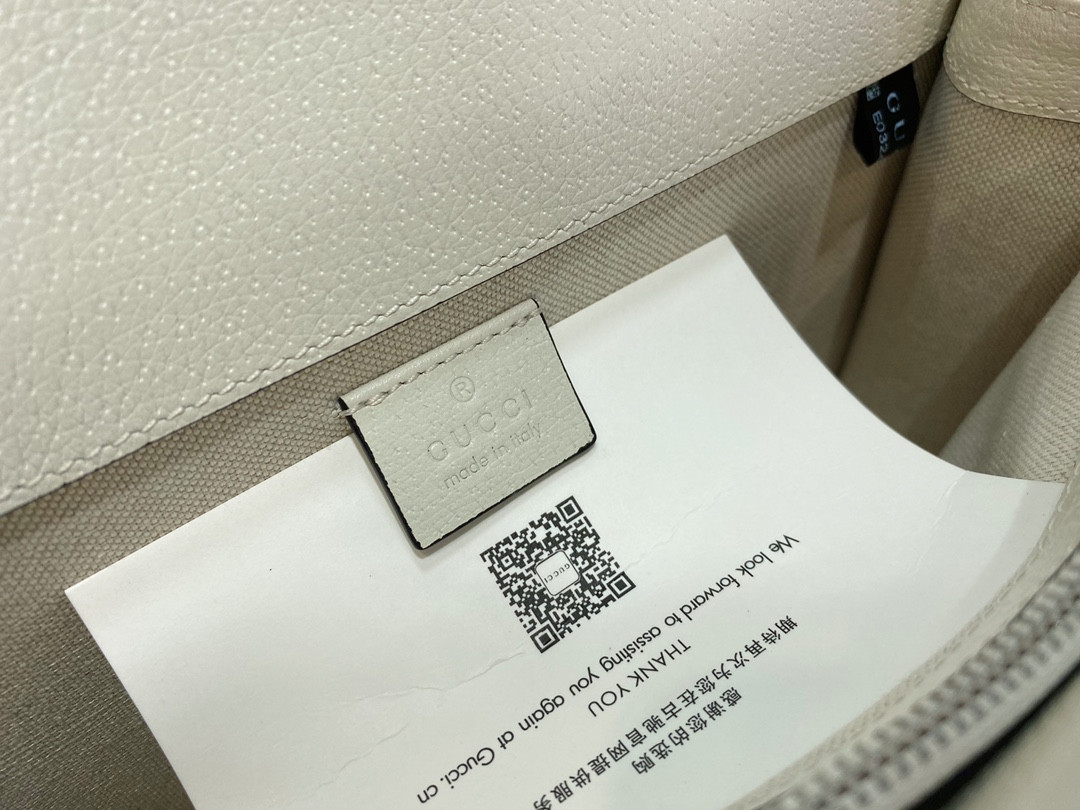 Gvc*1 DIONYSUS SMALL LEATHER SHOULDER BAG WHITE 11"Wx7"Hx3.5"D