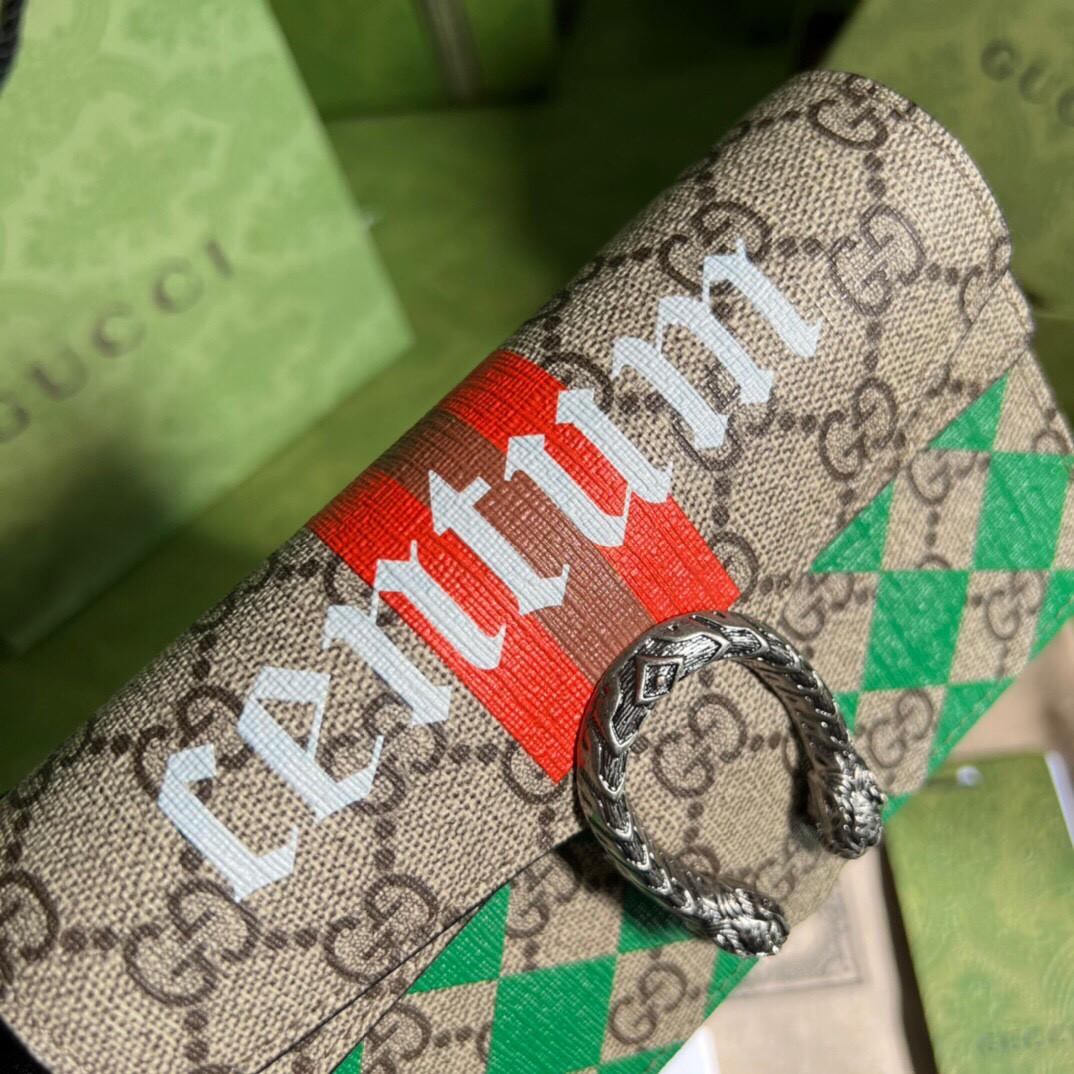 Gvc*1 DIONYSUS GG Svp*me S*pER MINI BAG 6.5"Wx3.9"Hx1.6"D