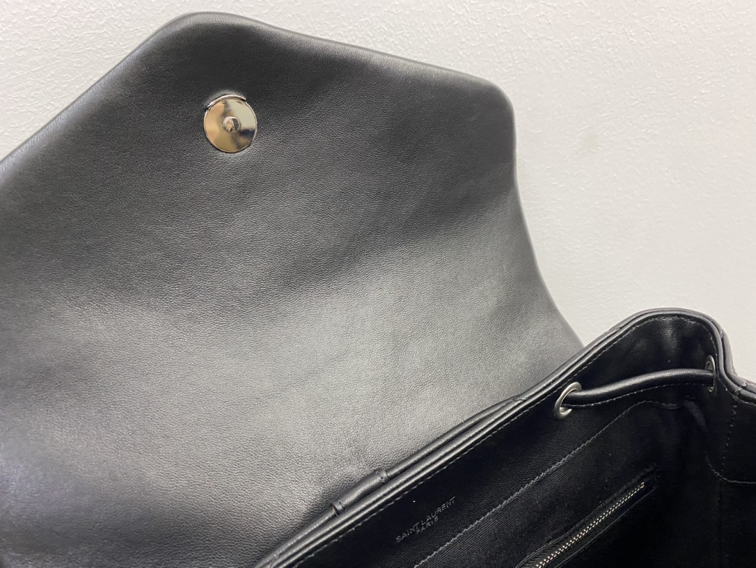 Y51 LOULOU BACKPACK BLACK 33x26x13cm