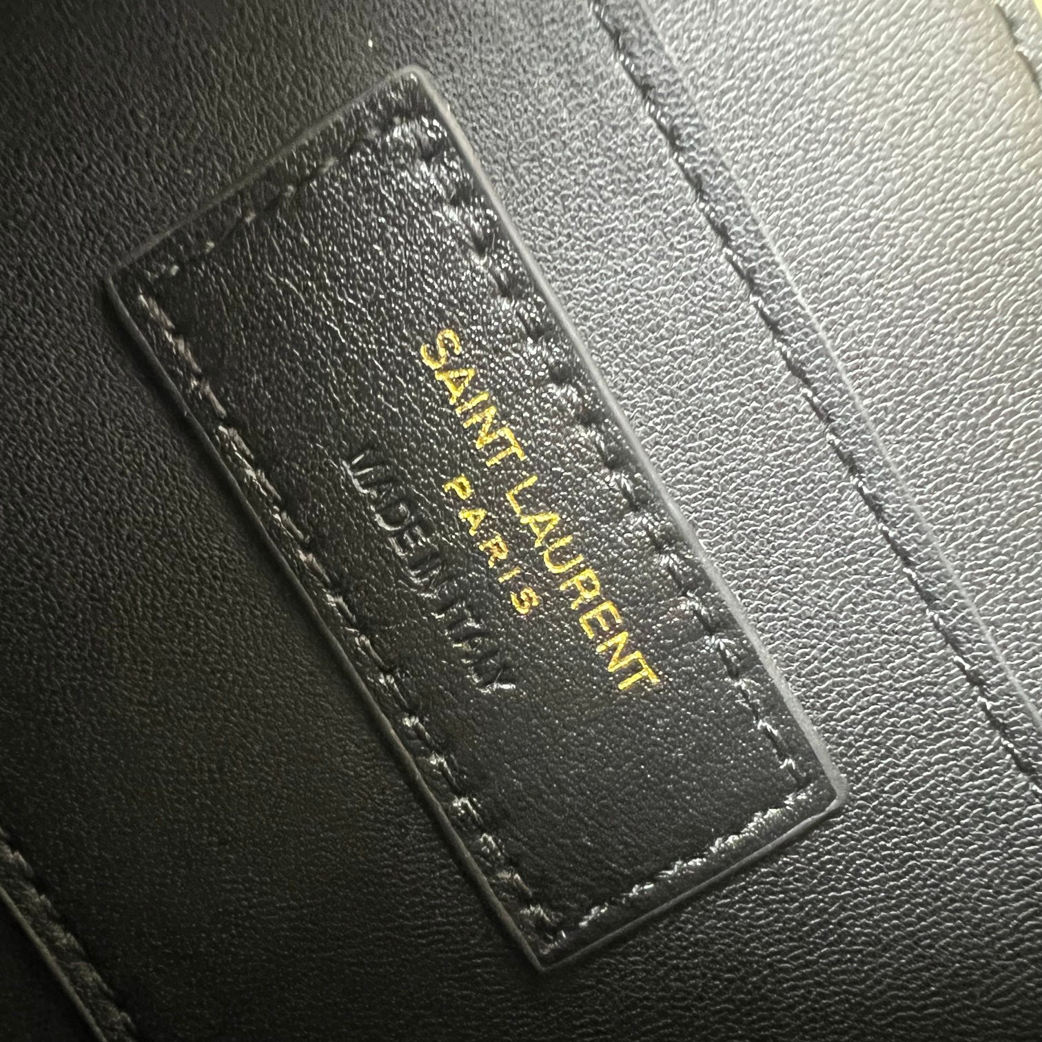 Y51 SOLFERINO MEDIUM SATCHEL IN BOX Sa1nt Lau*nt YELLOW 9.1 X 6.3 X 2.4 INCHES