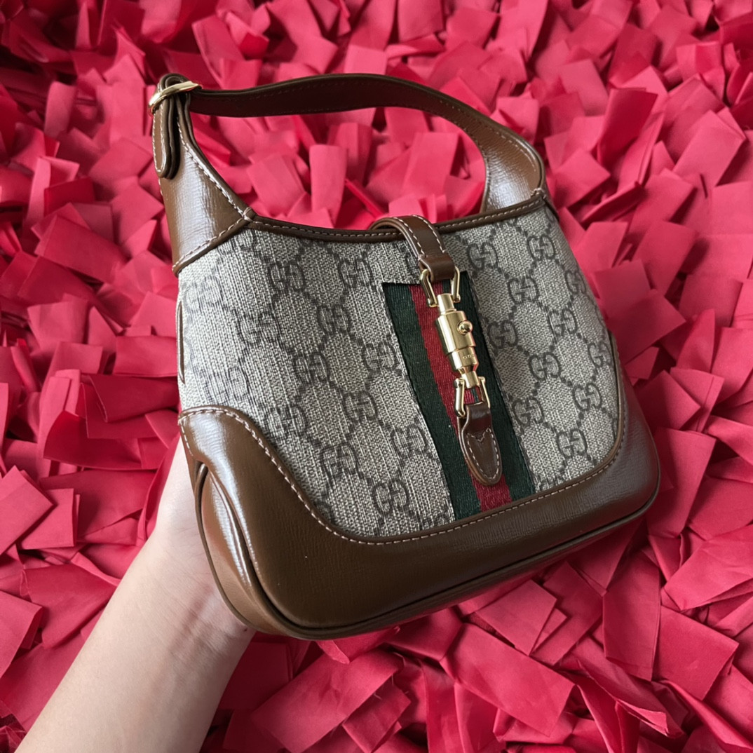 Gvc*1 JACKIE 1961 MINI SHOULDER BAG 7.5"W x 5.1"H x 1.2"D