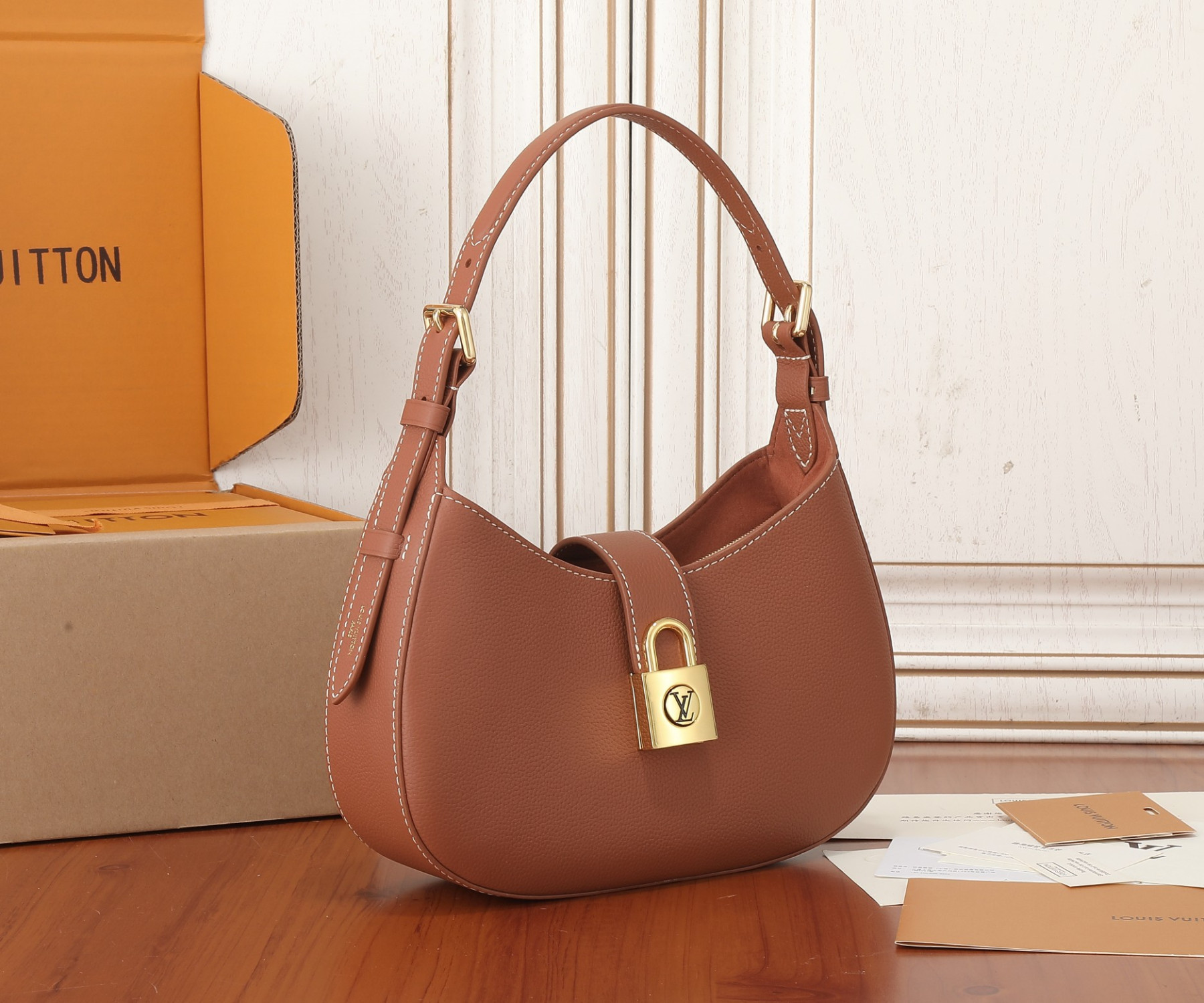 LV Low Key Shoulder Bag M24885 10.2 x 7.1 x 2.8 inches