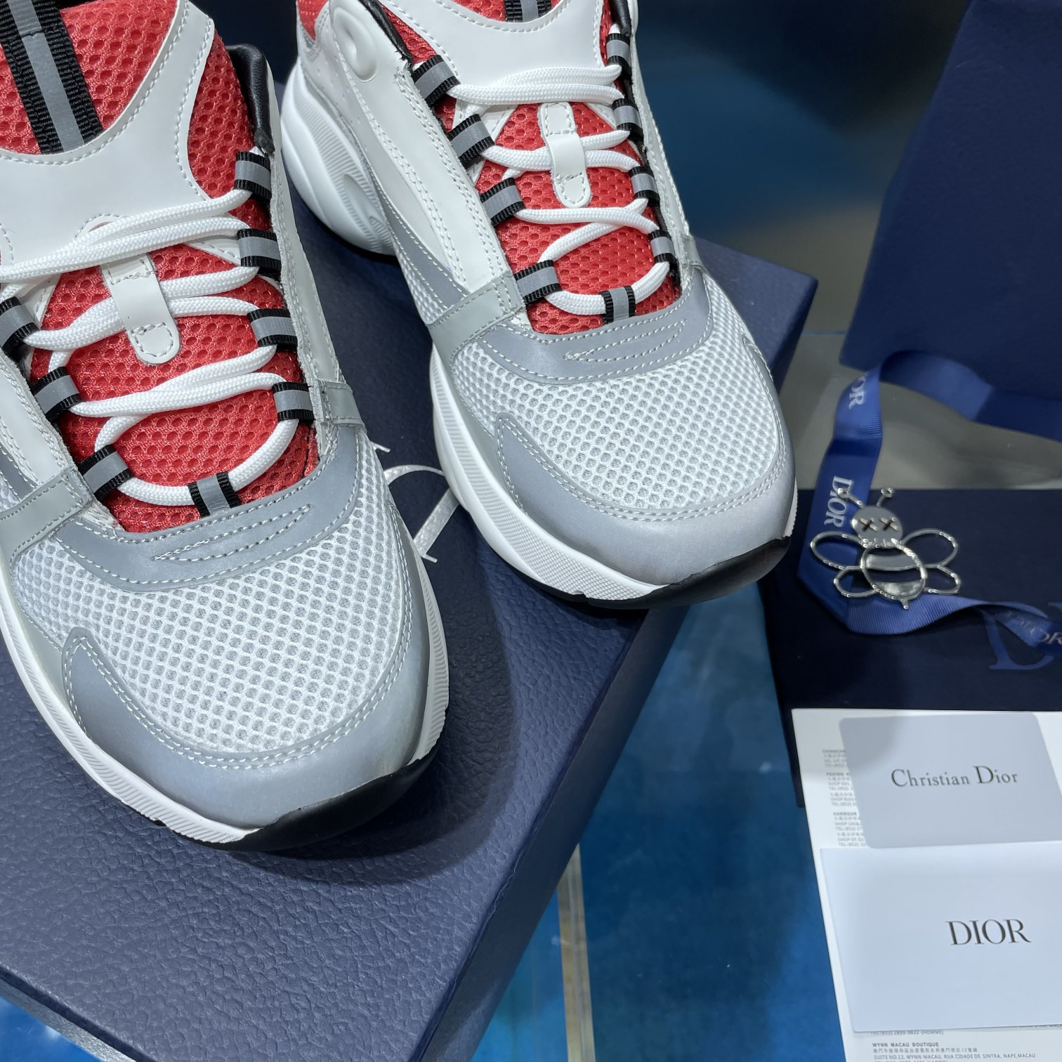 UA D10r B22 white and red Sneaker