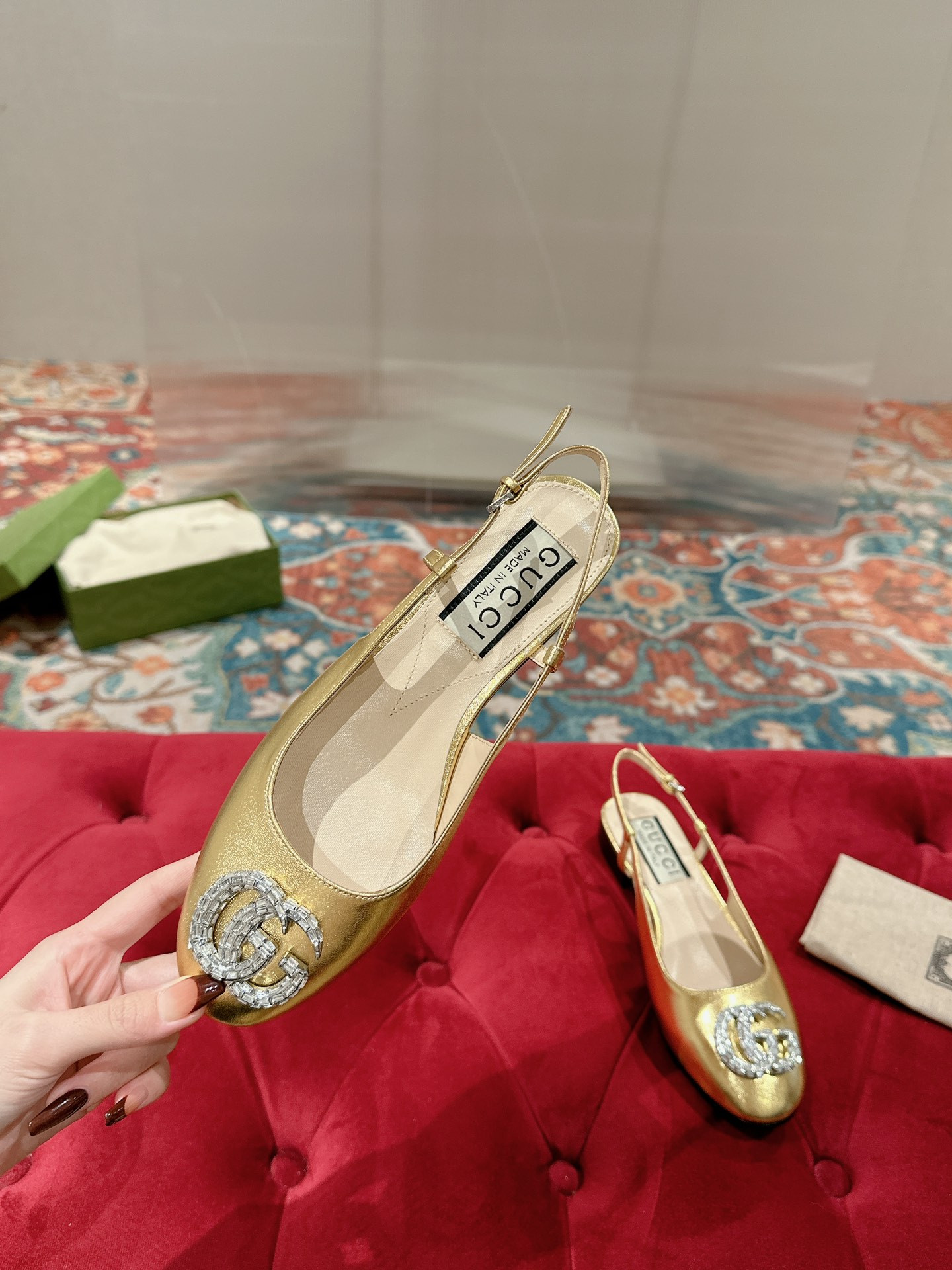 UA Gvc*1 BALLERINA WITH DOUBLE G