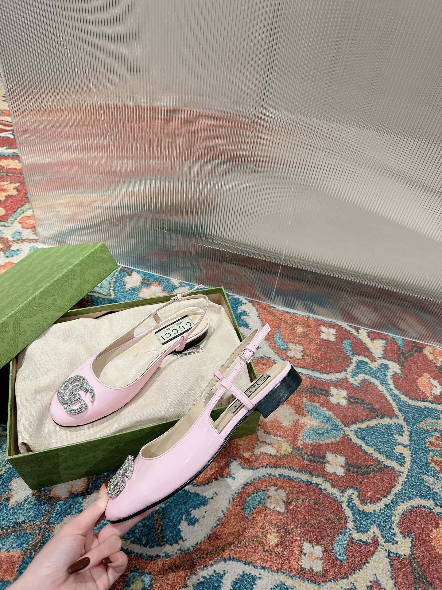 UA Gvc*1 BALLERINA WITH DOUBLE G