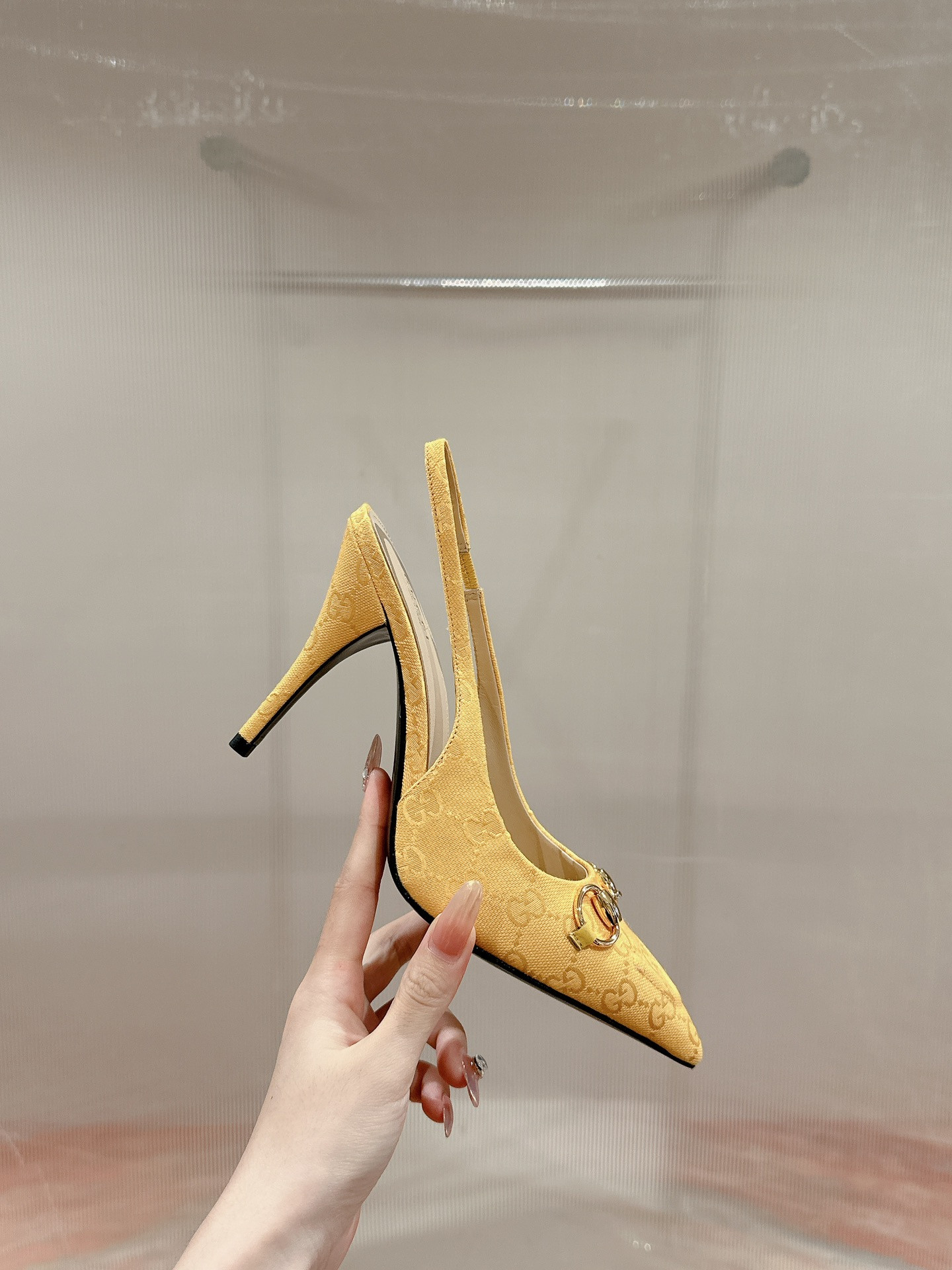 UA Gvc*1 HORSEBIT SLINGBACK PUMP HIGH HEEL