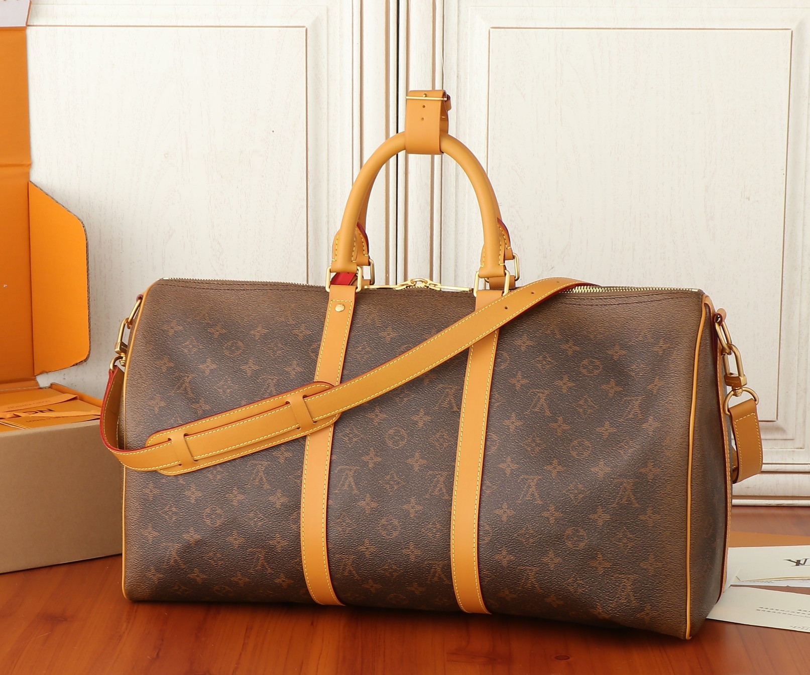 LV Keepall Bandoulière 50 24SS Marque L.Vvtt0n Déposée M11541 50x29x23CM