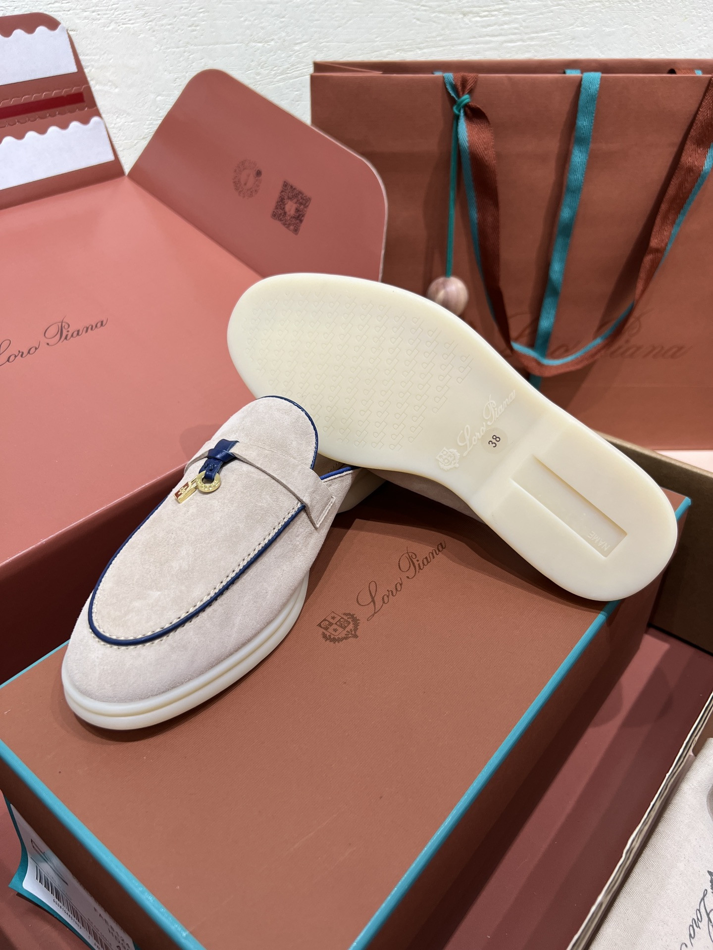 UA L0r0 P1ana Babouche Charms Walk Loafers