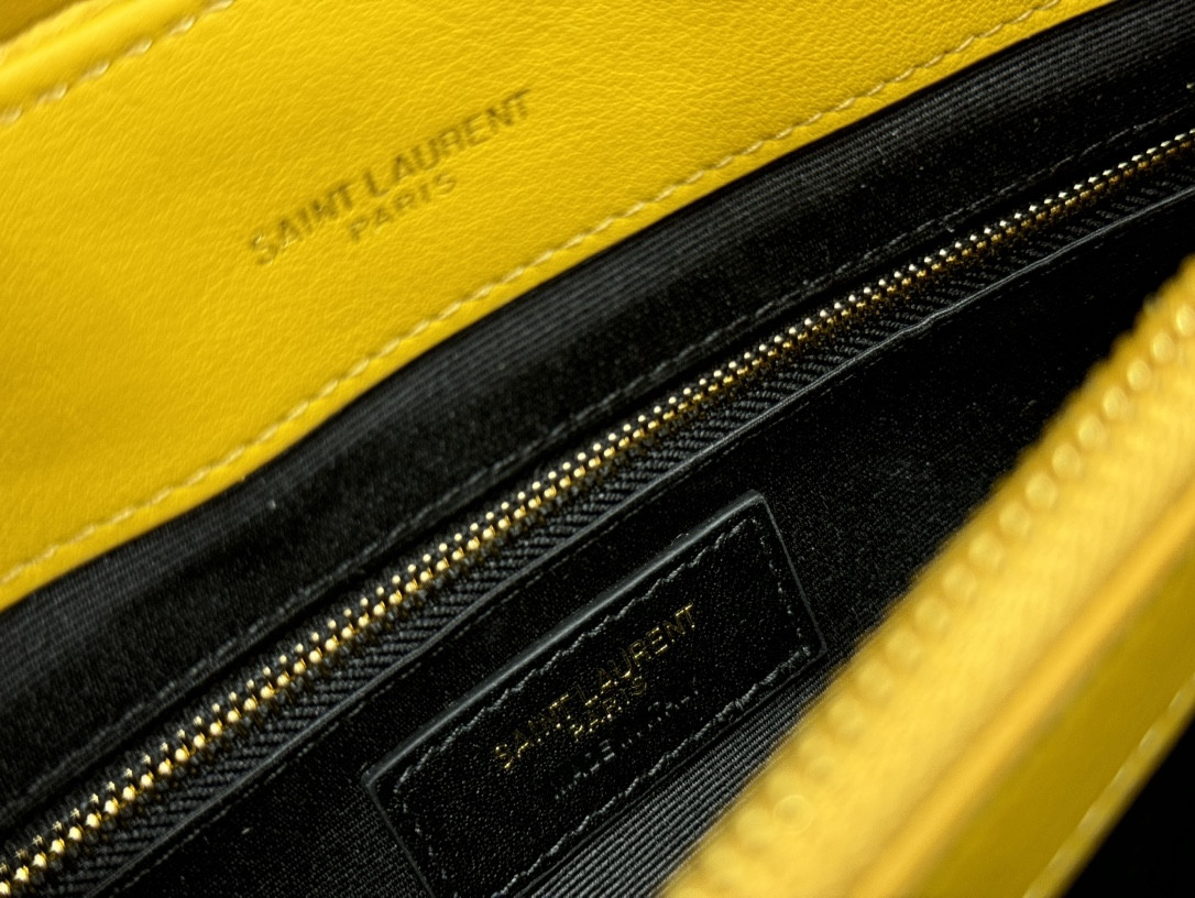 Y51 LOULOU QUILTED SUEDE 32x22x9cm