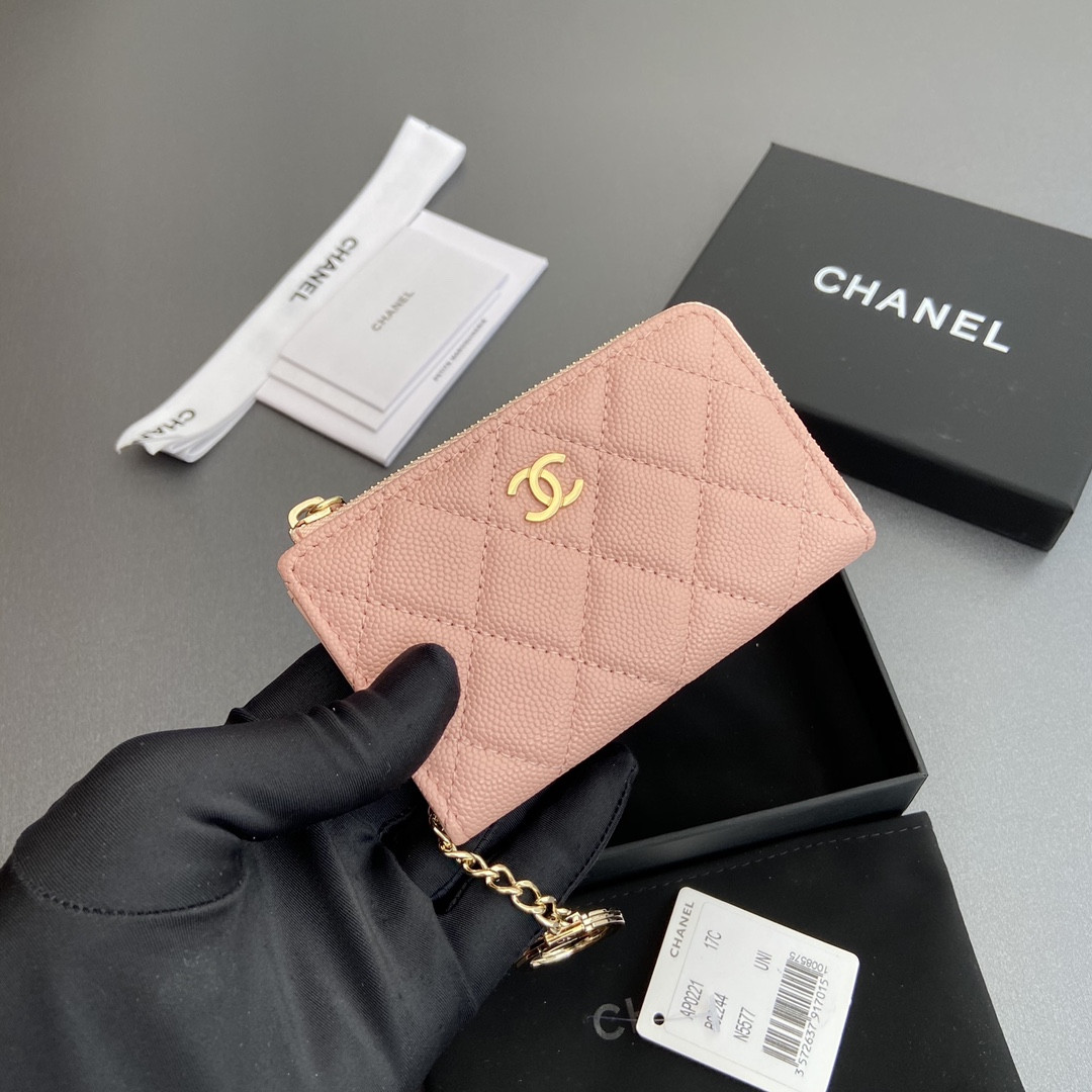 Ch**el Card holder 11.5×7.5×1.5cm