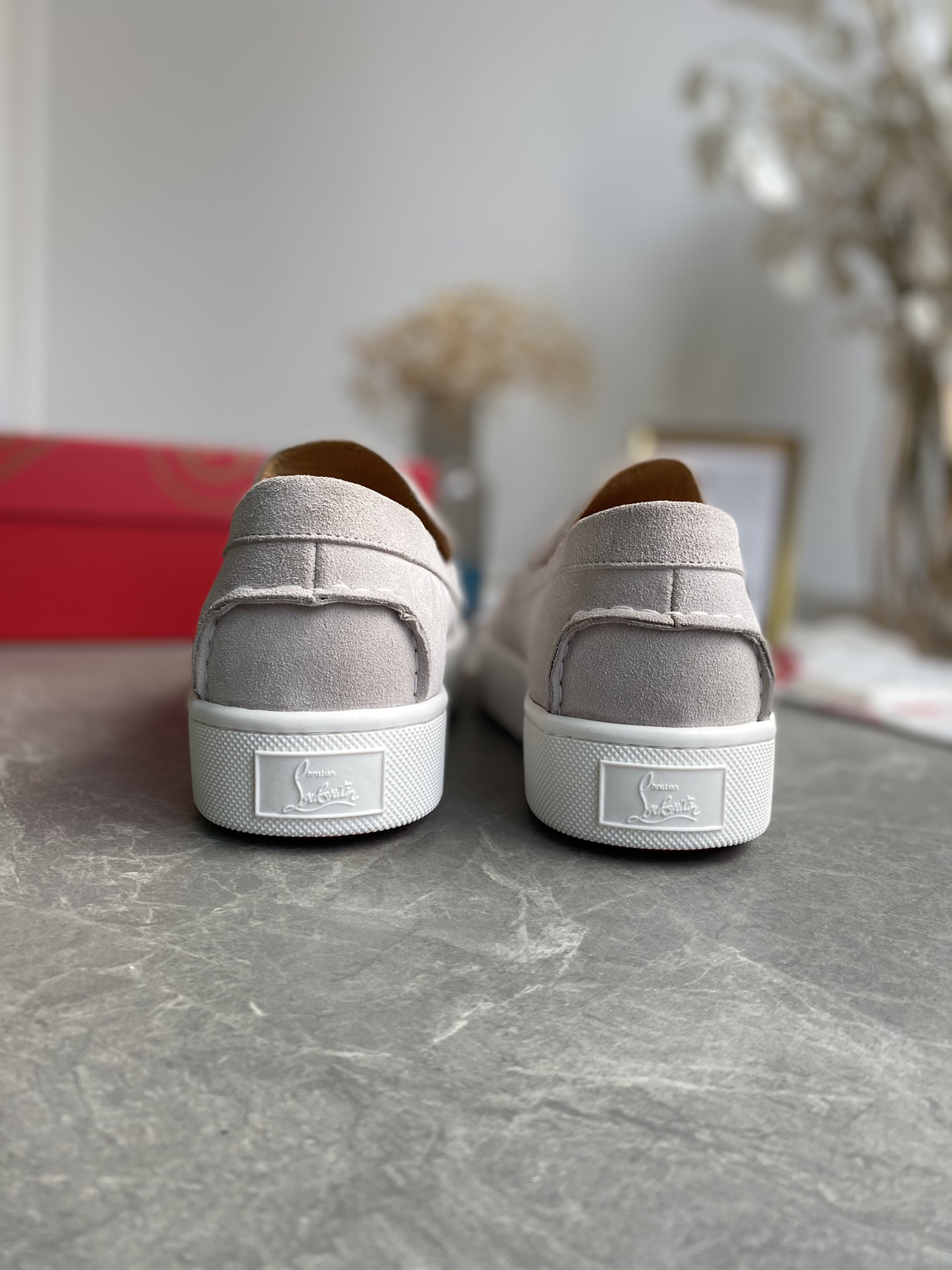 UA Chr1st1an Louboutin thick-soled loafers