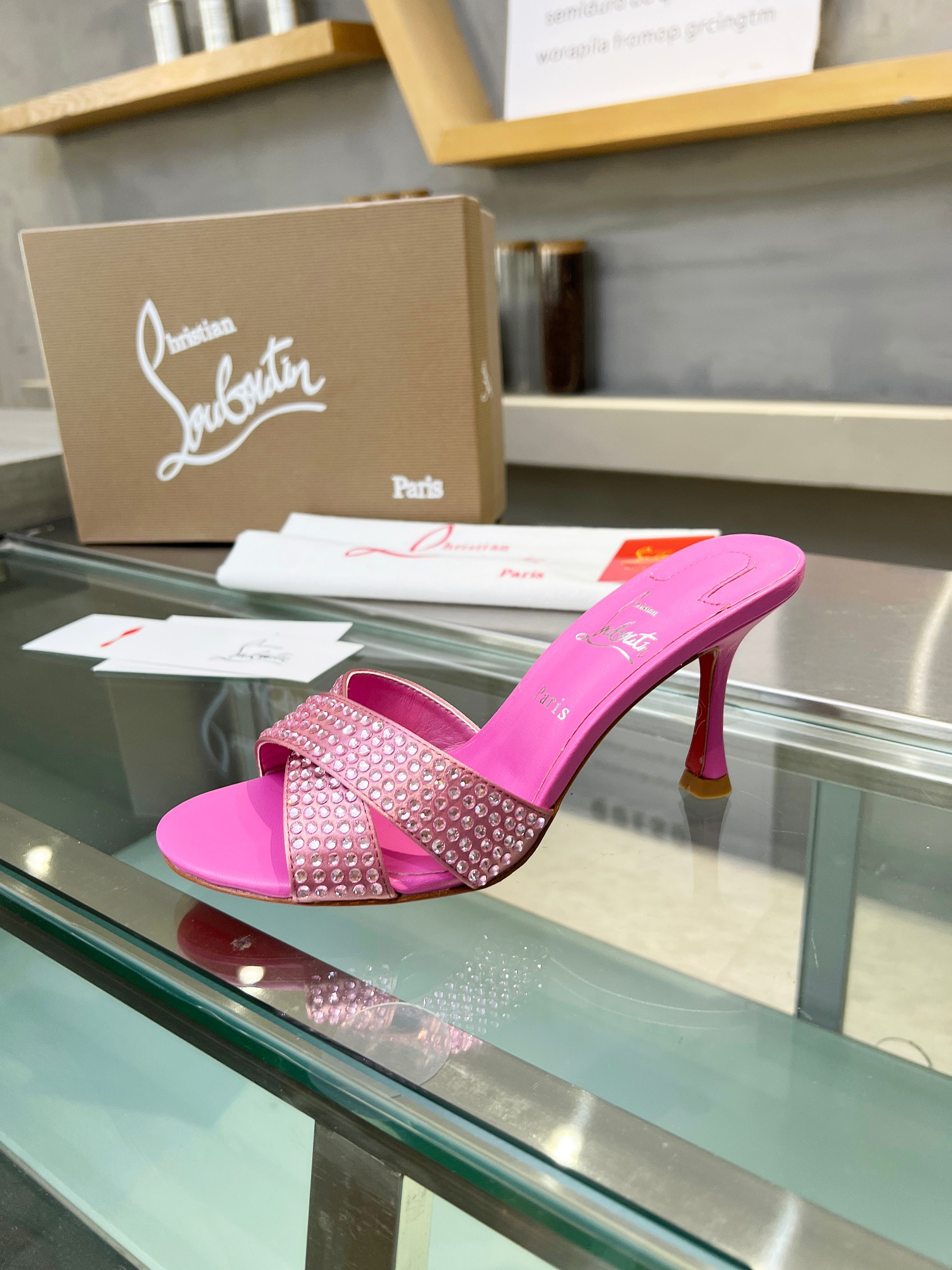 UA Chr1st1an Louboutin CL red-bottom shoes