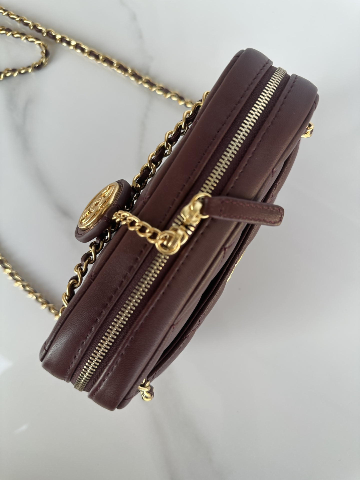 Ch**el Mini Camera Case 12 x 18 x 7cm