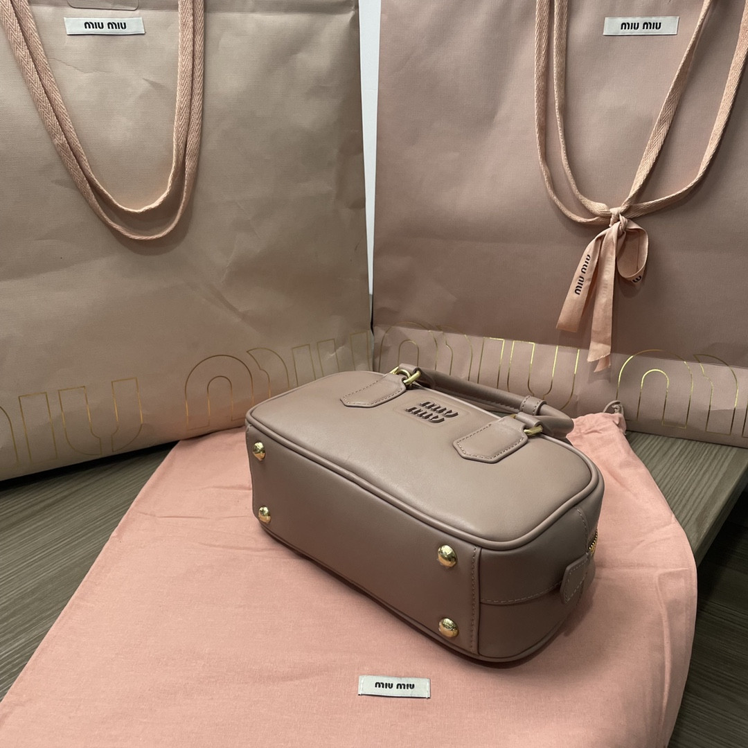 Miu Miu Arcadie leather bag 10.5x22x7.5cm