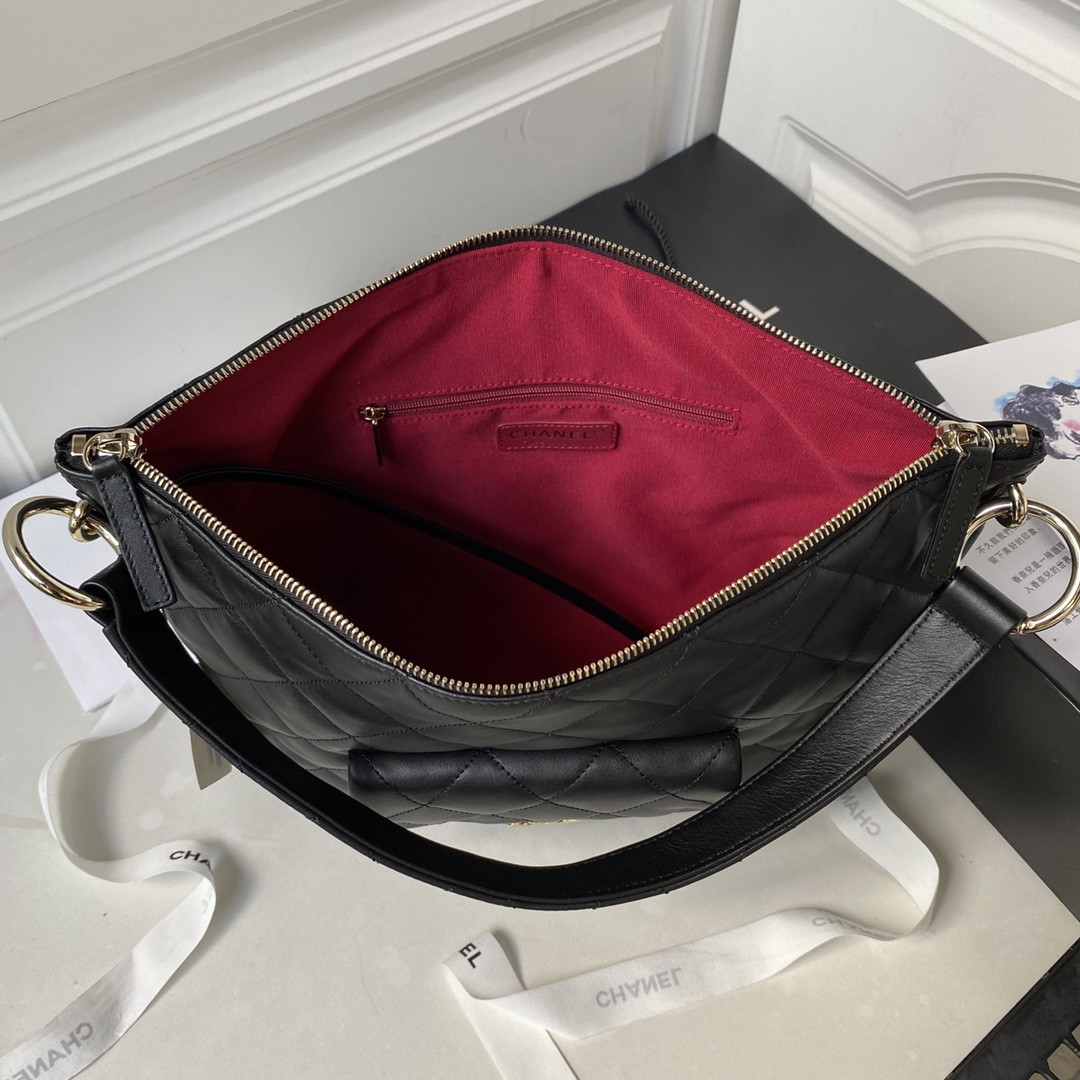 Ch**el Hobo Handbag 28×22.5×13cm