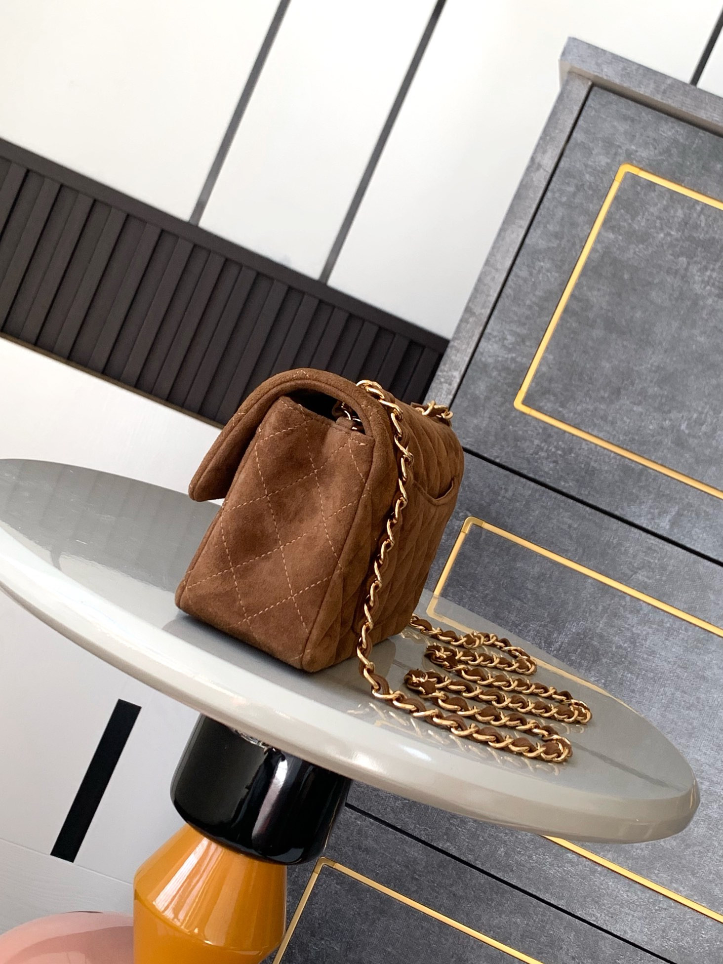 Ch**el MINI CLASSIC 11.12 HANDBAG 20 12×20×6cm