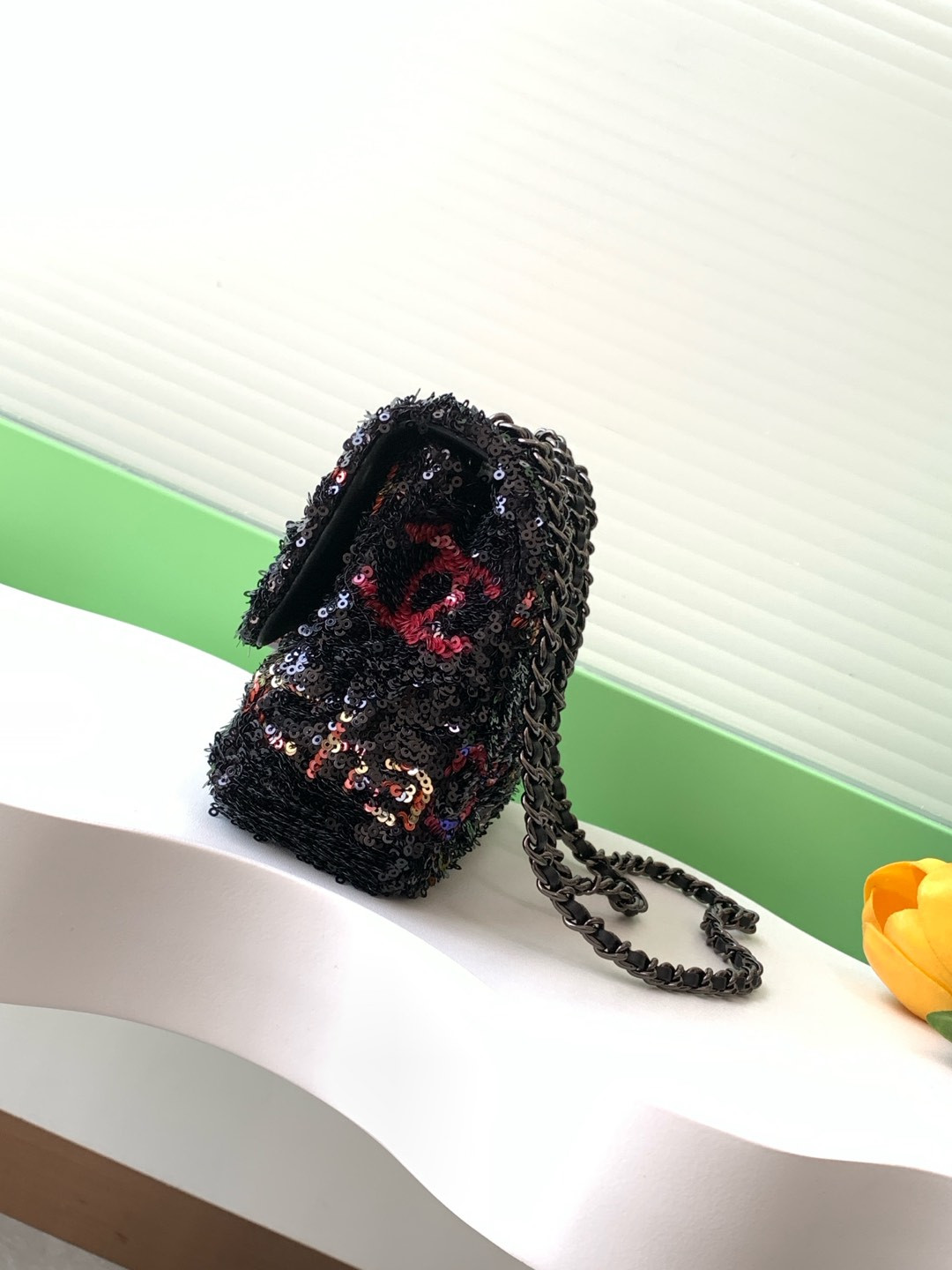 Ch**el Flap Bag 14x21x8cm