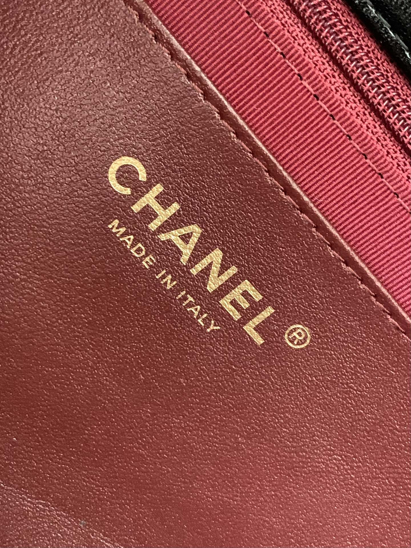 Ch**el Baguette Clutch 38x18x4cm