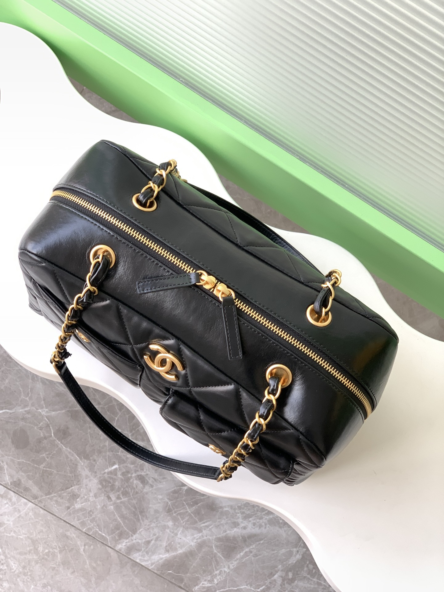 Ch**el Bowling Bag 21x33x15cm