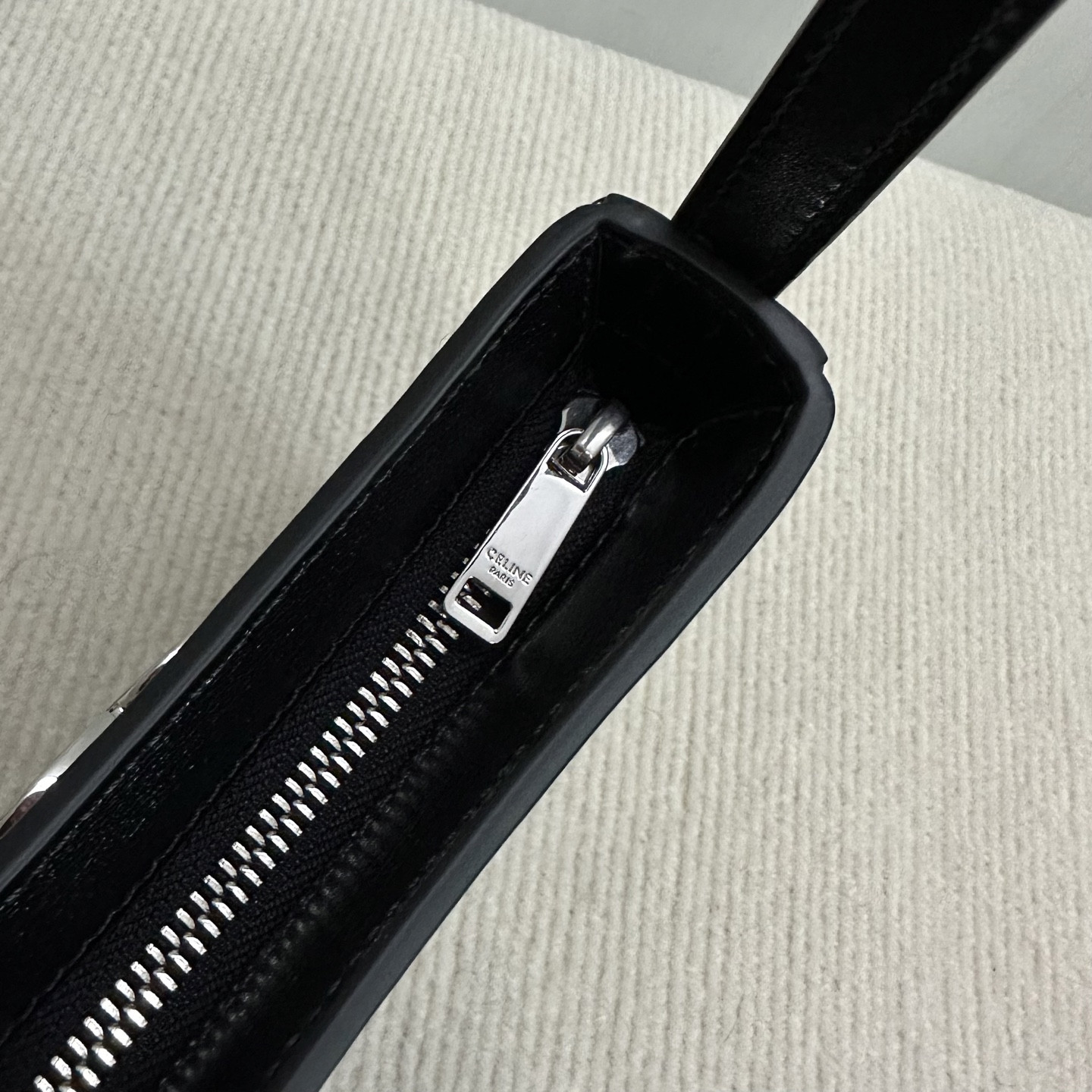 Ce1i*e MEDIUM TILLY BAG in shiny calfskin 22x13.5x4cm