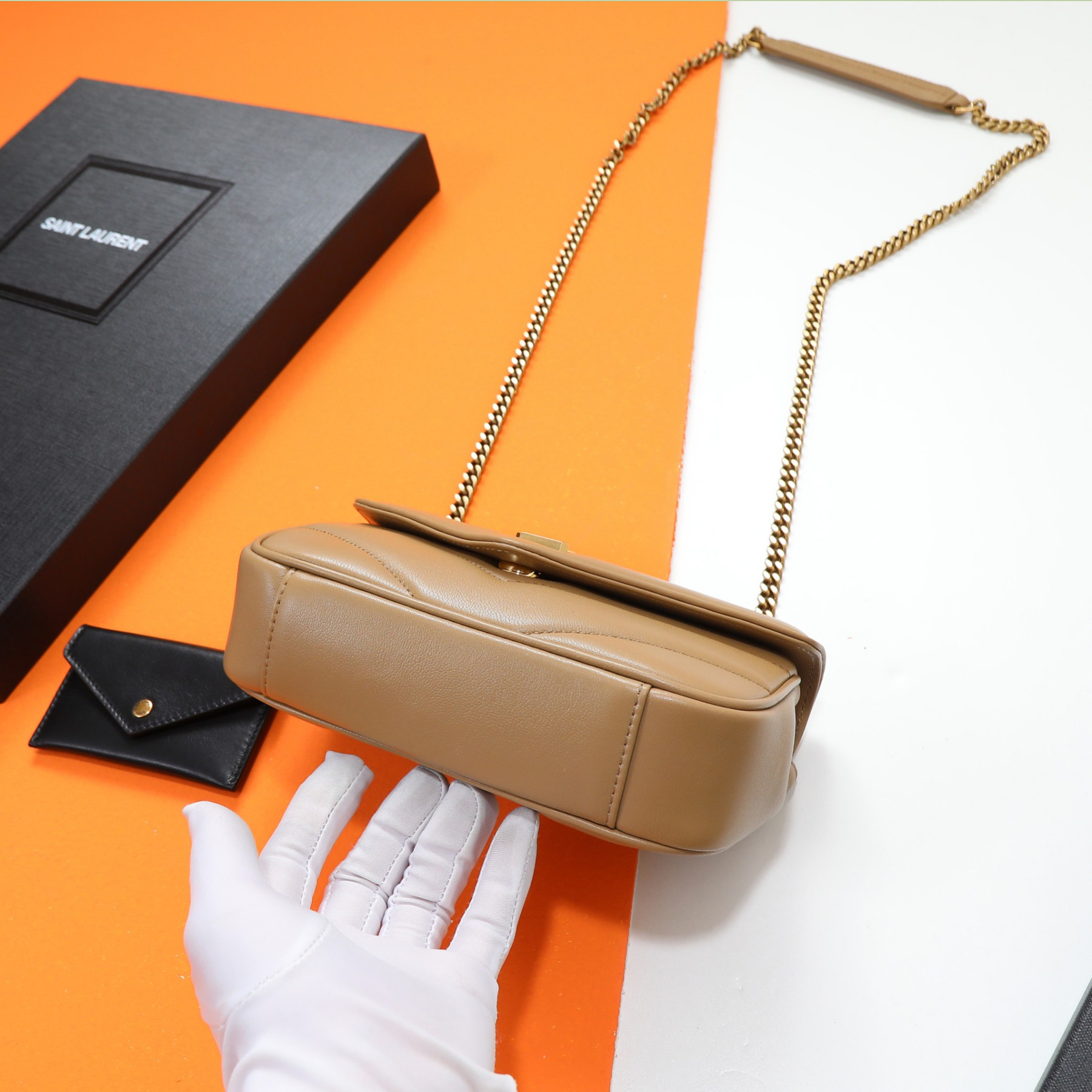 Y51 LOULOU MINI in lambskin 20X12X5cm