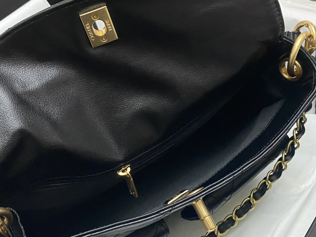 Ch**el Hobo Handbag 21x27x4.5cm