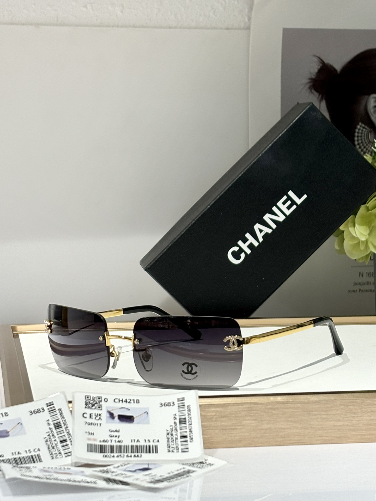 Ch**el Glasses CH4218 60-19-14