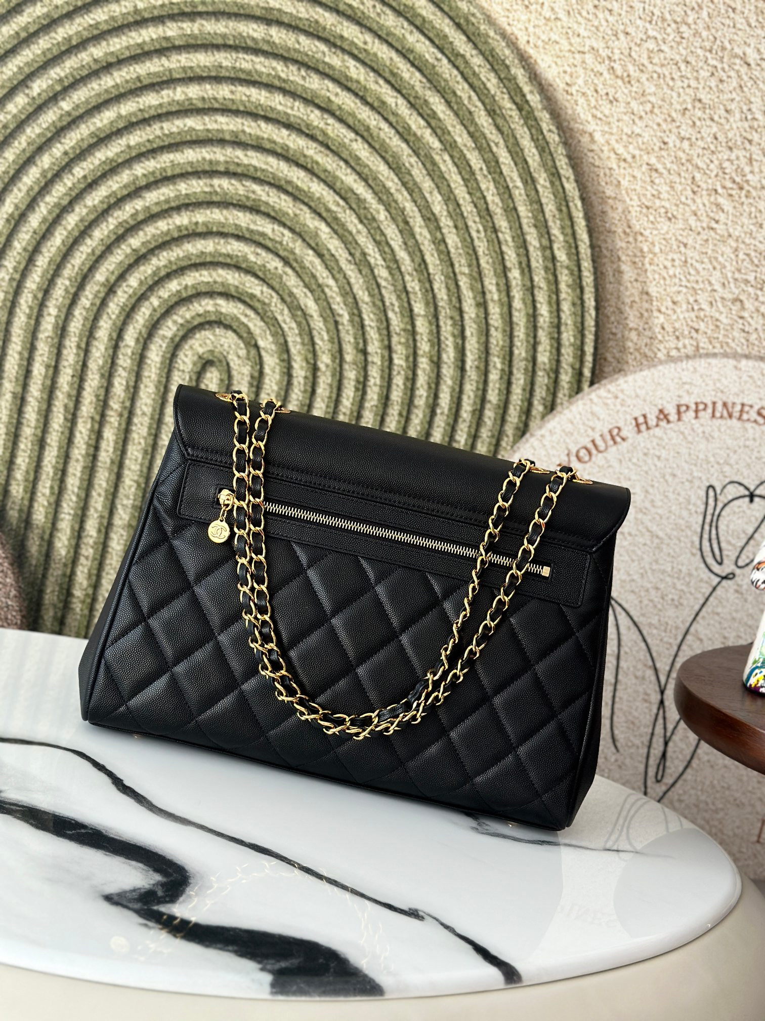 Ch**el shoulder chain bag  33x11x23cm