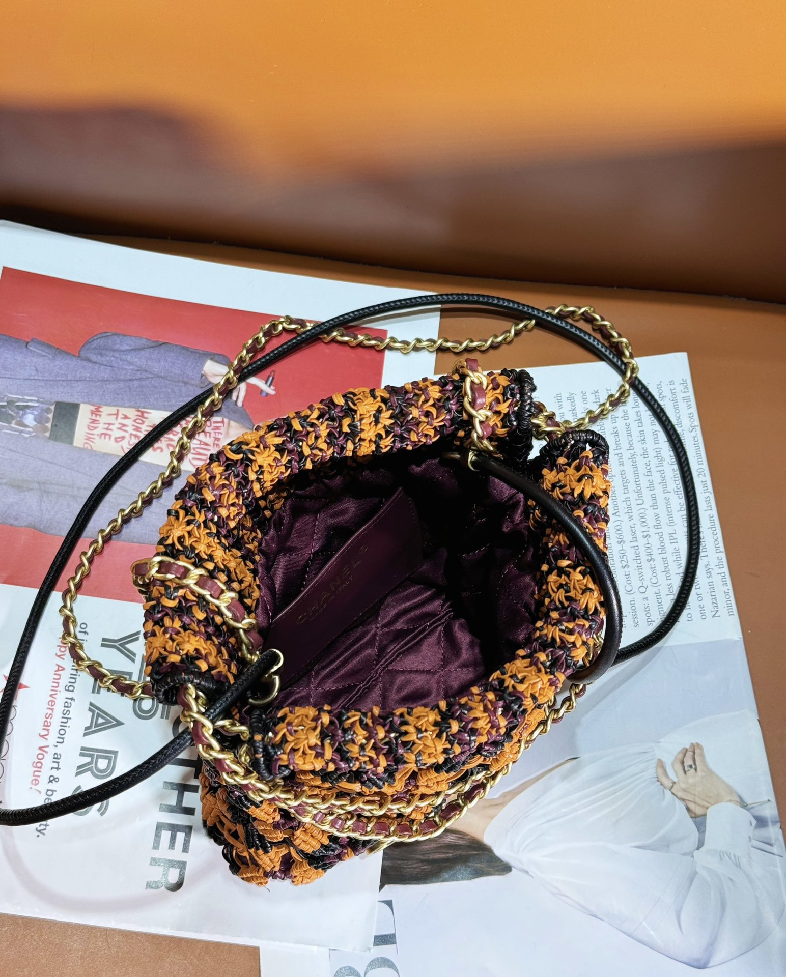 Ch**el 22 mini Handbag 23x18.5x6cm