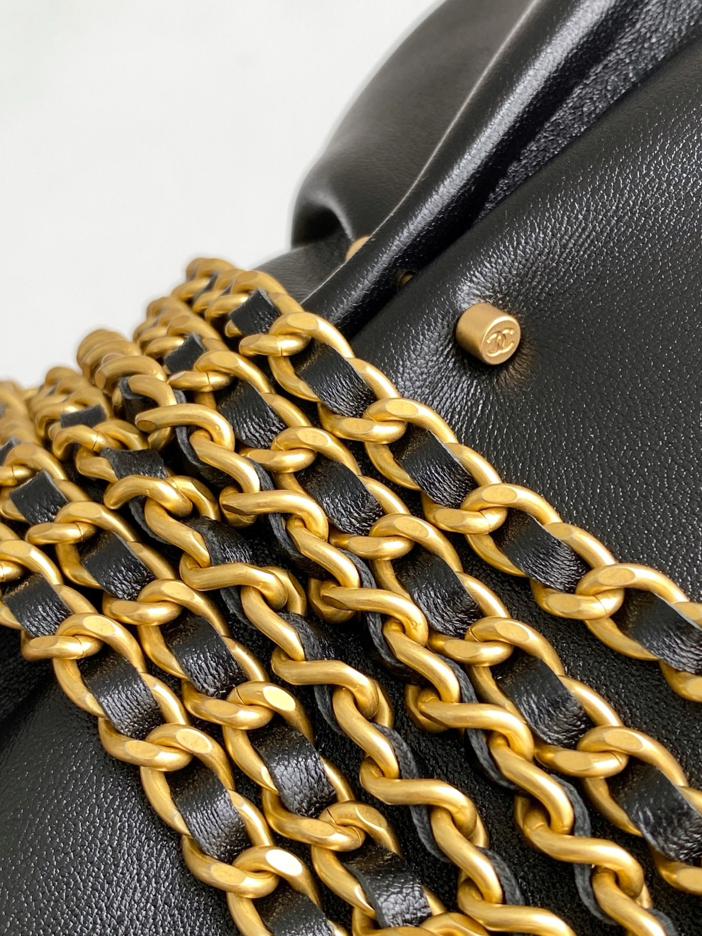 Ch**el Clutch with Chain 14x24x5cm