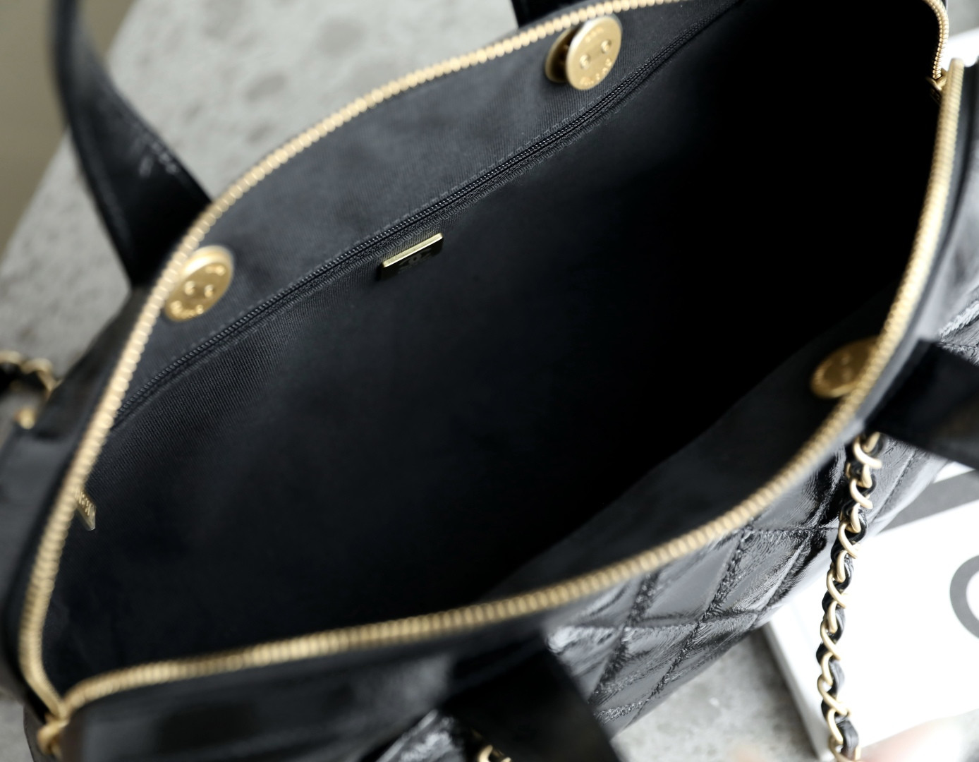 Ch**el Large Bowling Bag AS5579 17x31x13cm